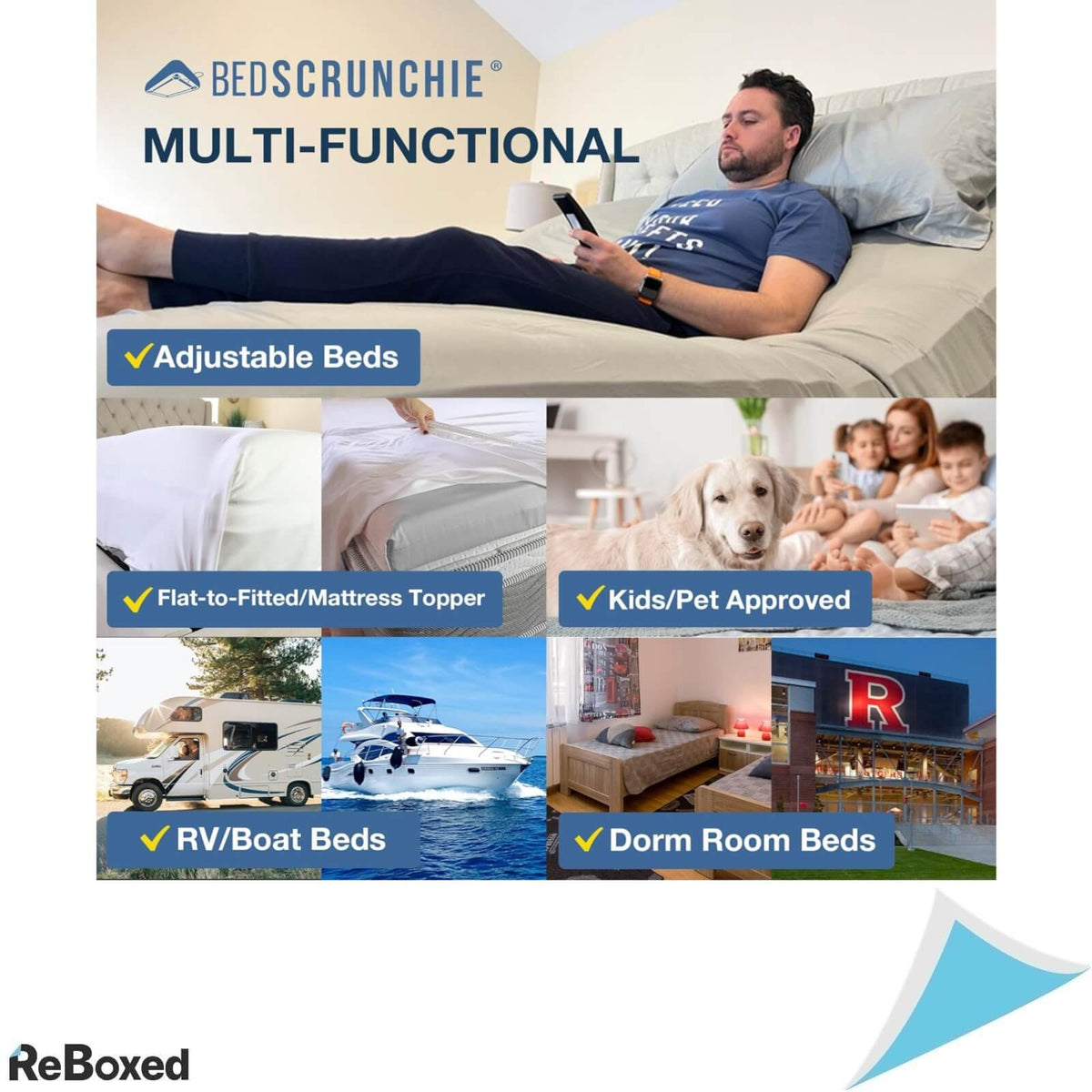 Bedscrunchie Benzi de Fixare pentru Cearceafuri