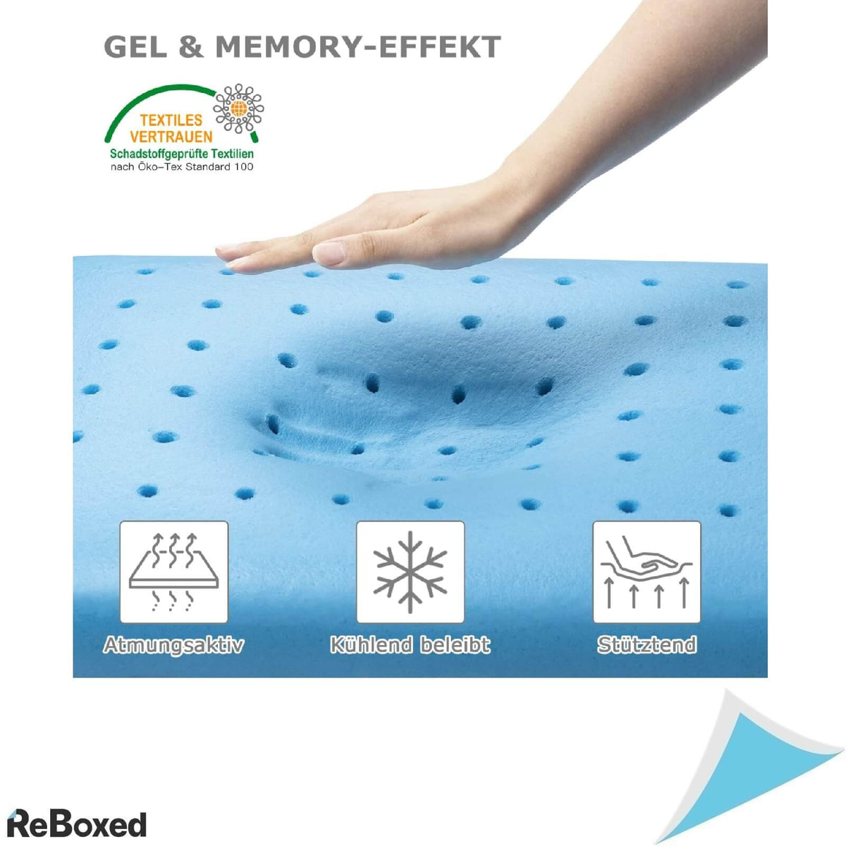 BedStory Perna din Spuma cu Memorie 40x60x13 cm