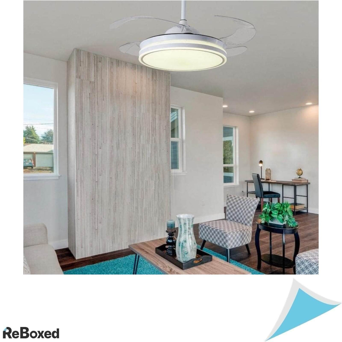 Bel Air Home Ventilator de Tavan cu Lumina LED 36W Alb