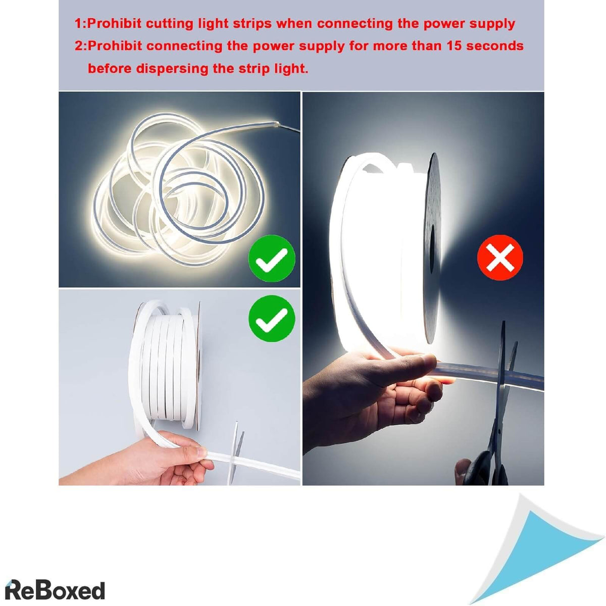 Benlun Banda LED Neon AC 220V 10m 6000K