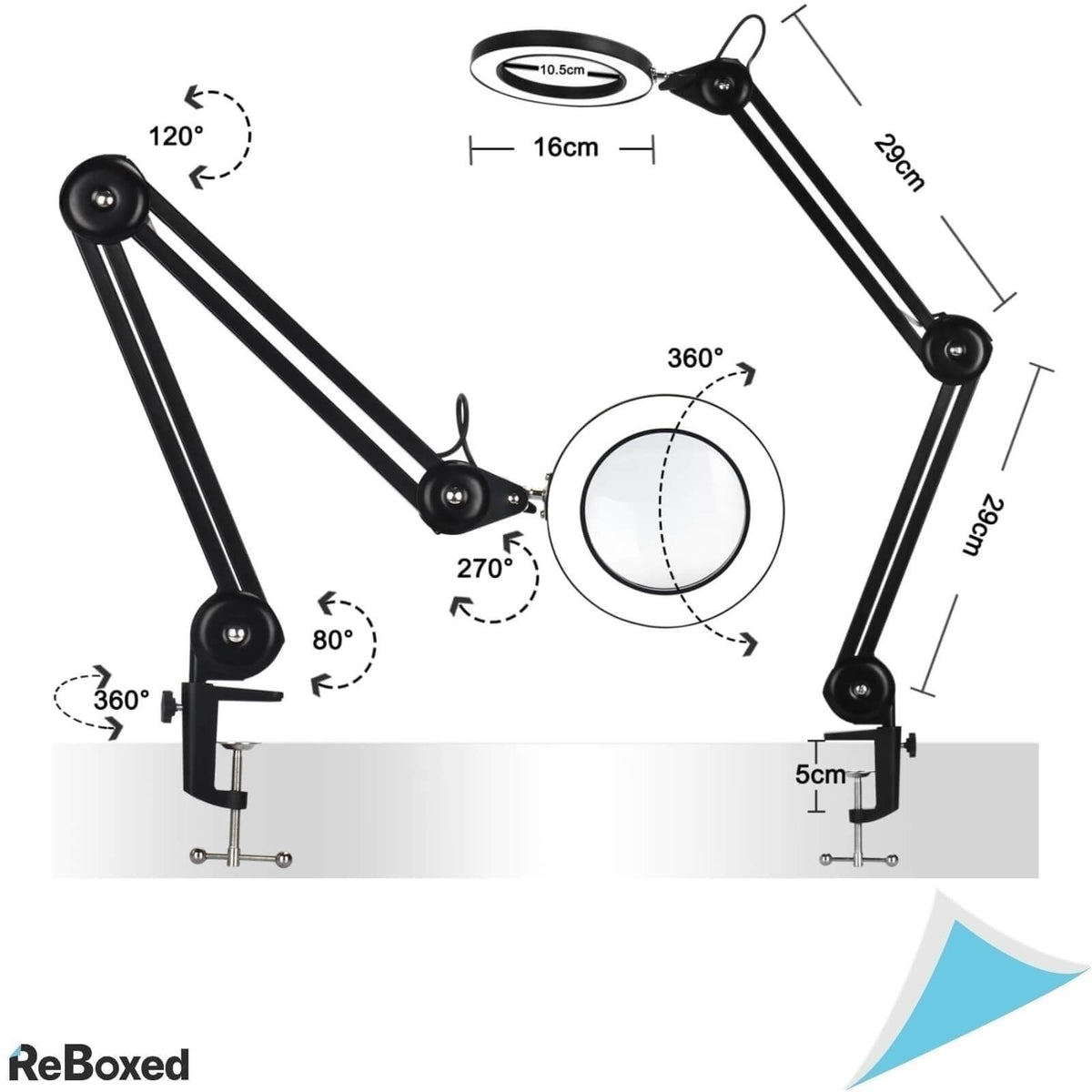 Beyamz Lampa LED Ajustabila 5 Dioptrii 1110lm 6500K