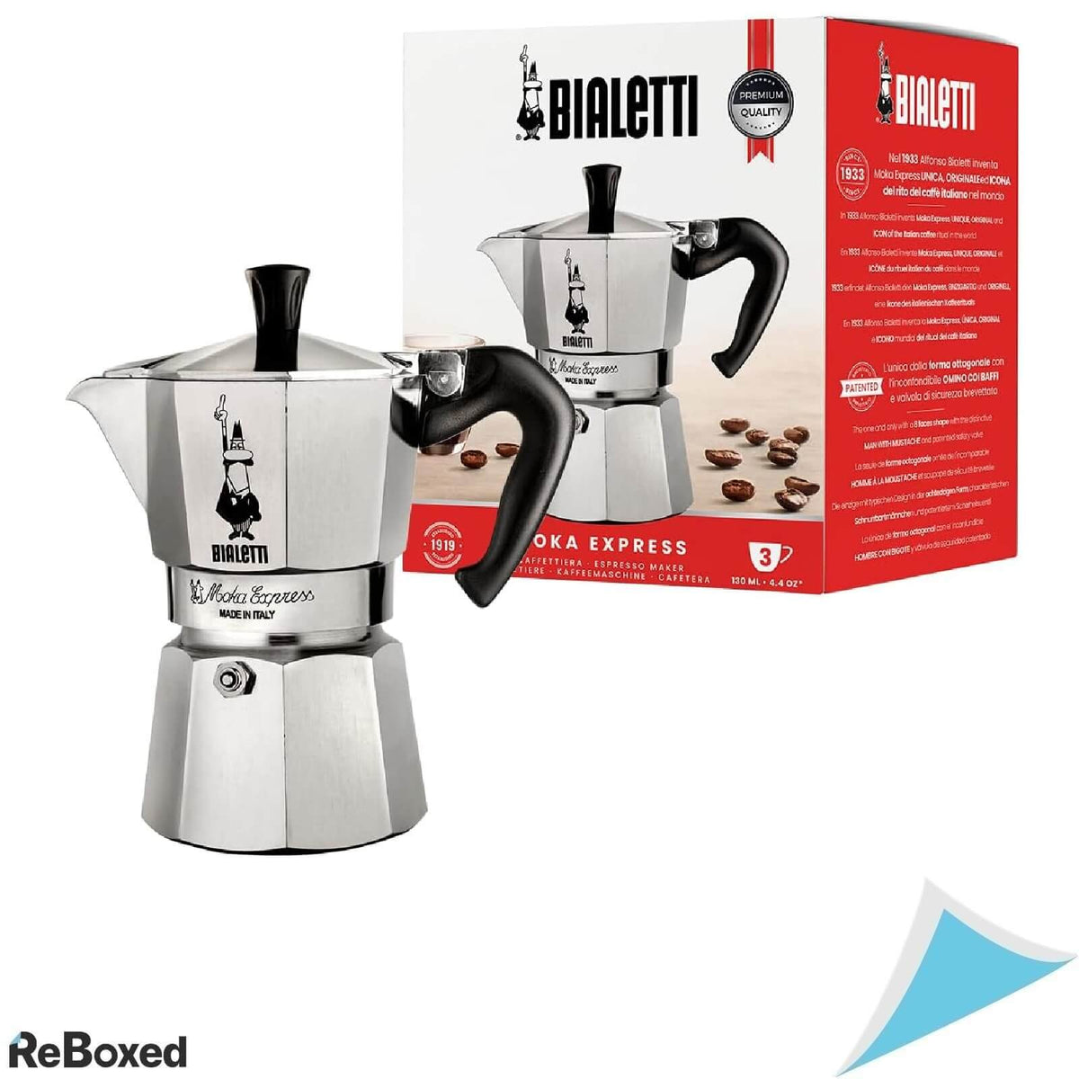 Bialetti Moka Express Cafetiera Italiana 130ml