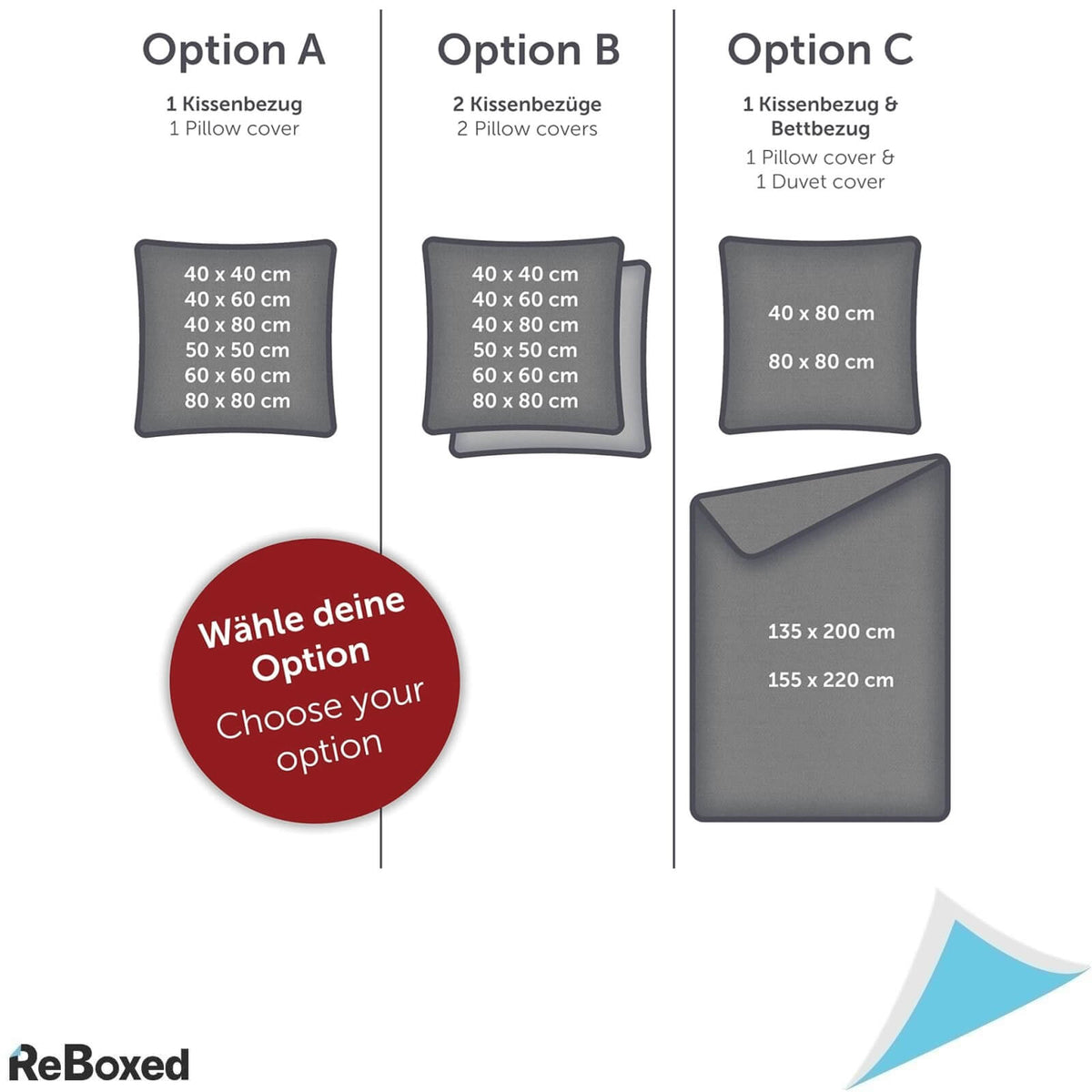 Blumtal Set Lenjerie de pat din satin 80 x 40 cm 155 x 220 cm Alb