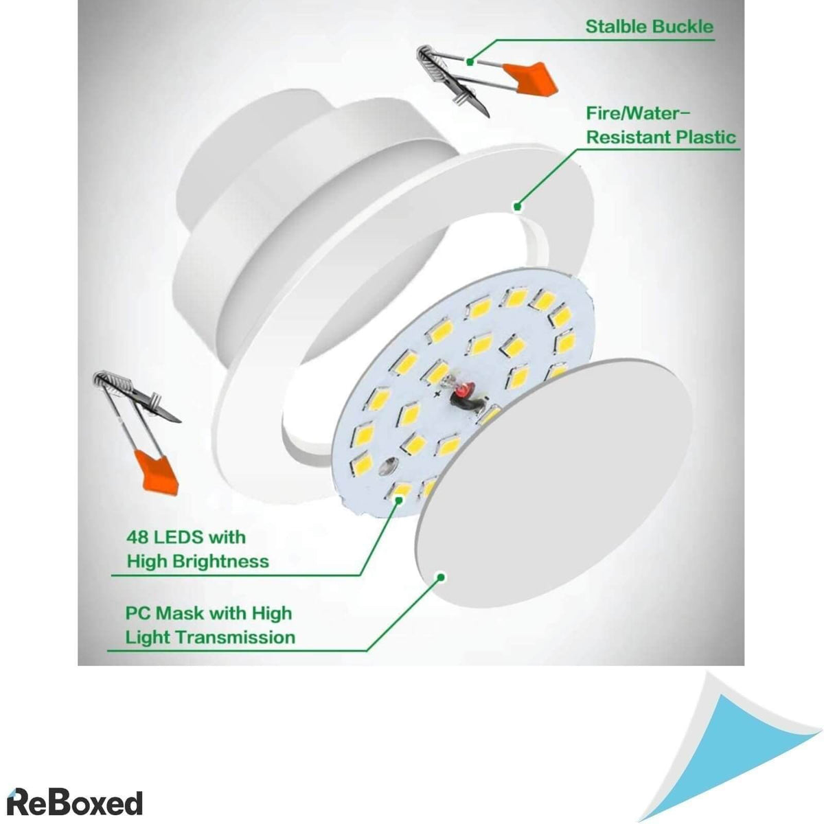 Bombulilla 10 Spoturi Incastrate LED 8W 3000K IP44