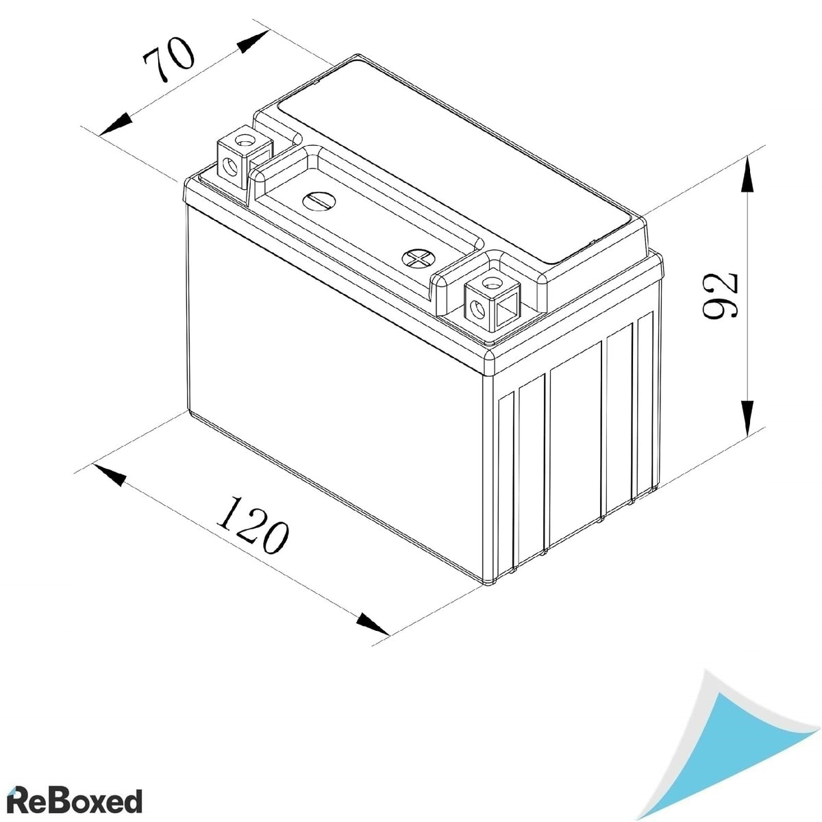 Bosch FA100 Baterie Moto AGM 12V 55A 4Ah