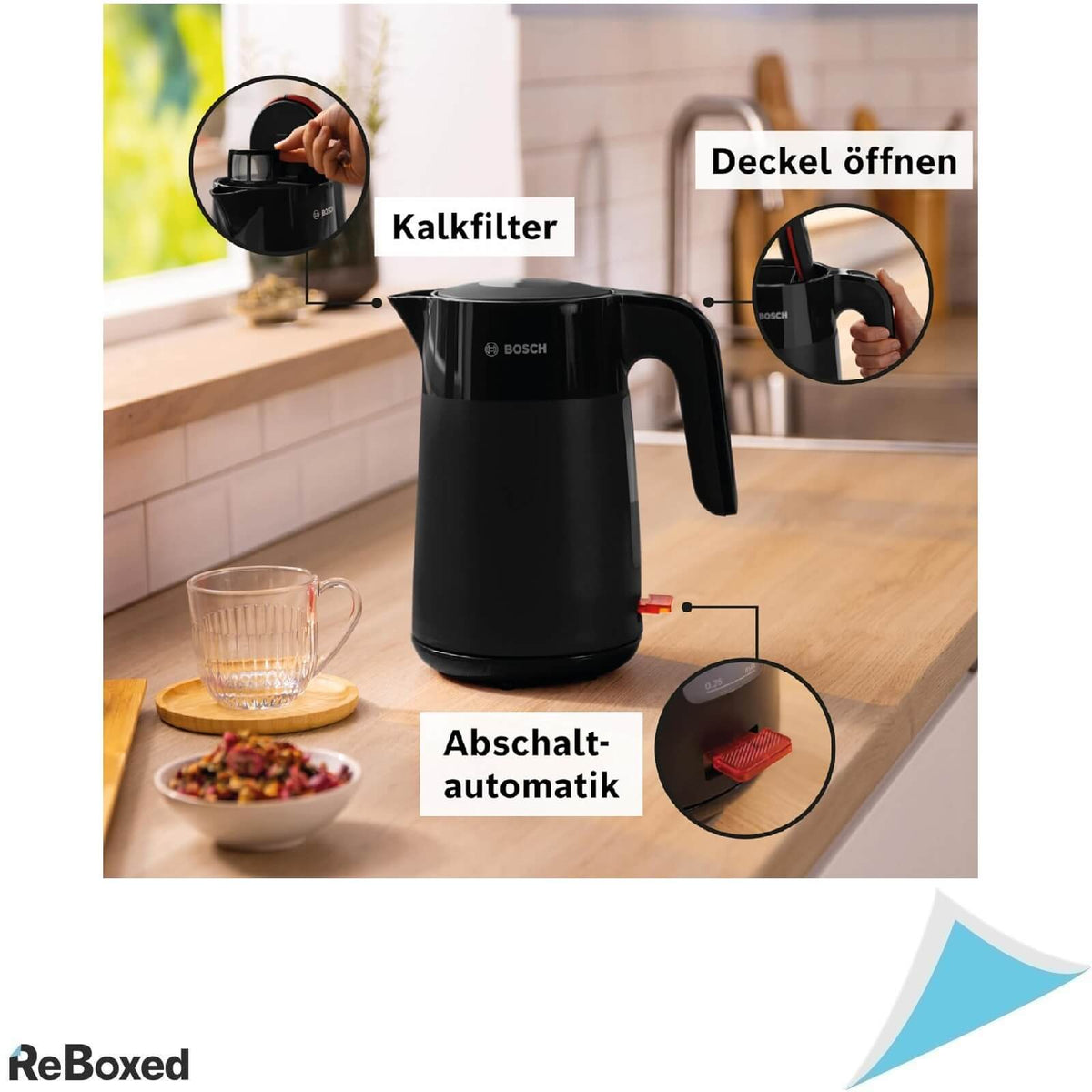 Bosch MyMoment TWK2M163 Fierbator electric 1.7L 2400W