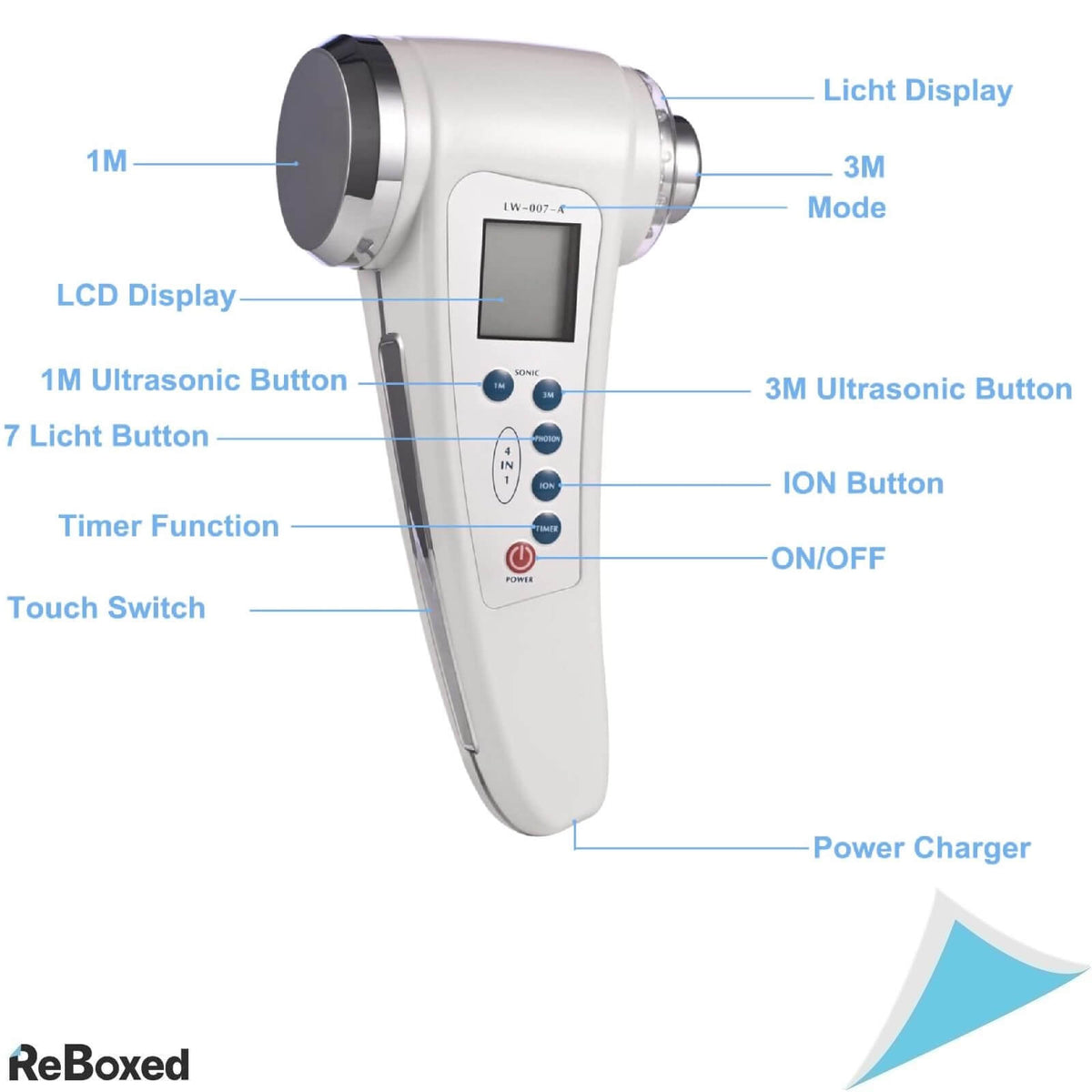 Bowka Dispozitiv pentru Ingrijirea Faciala cu Ultrasunete