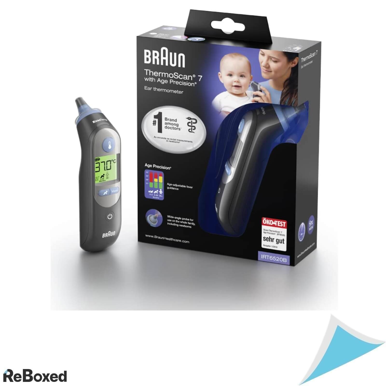 Braun IRT6520B Thermoscan 7 Termometru Auricular cu Age Precision