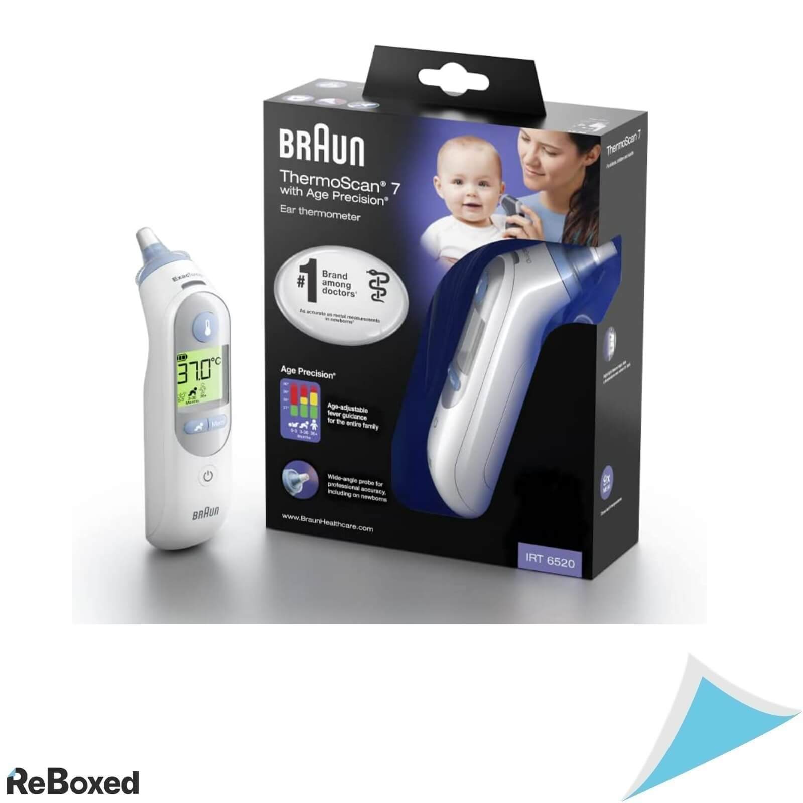 Braun IRT6520 Thermoscan 7 Termometru Auricular cu Age Precision