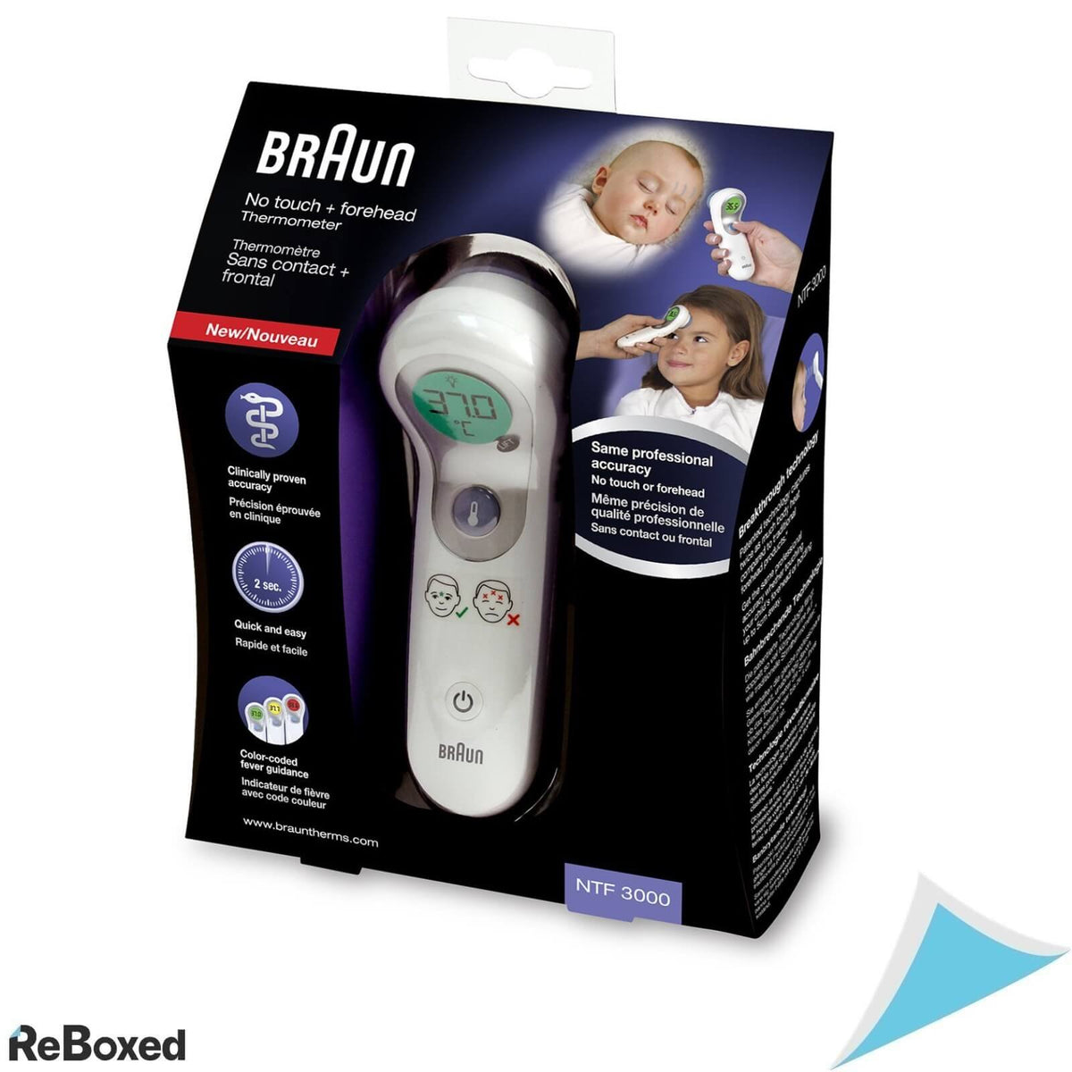 Braun NFT3000 Termometru No Touch cu Senzor de Distanta