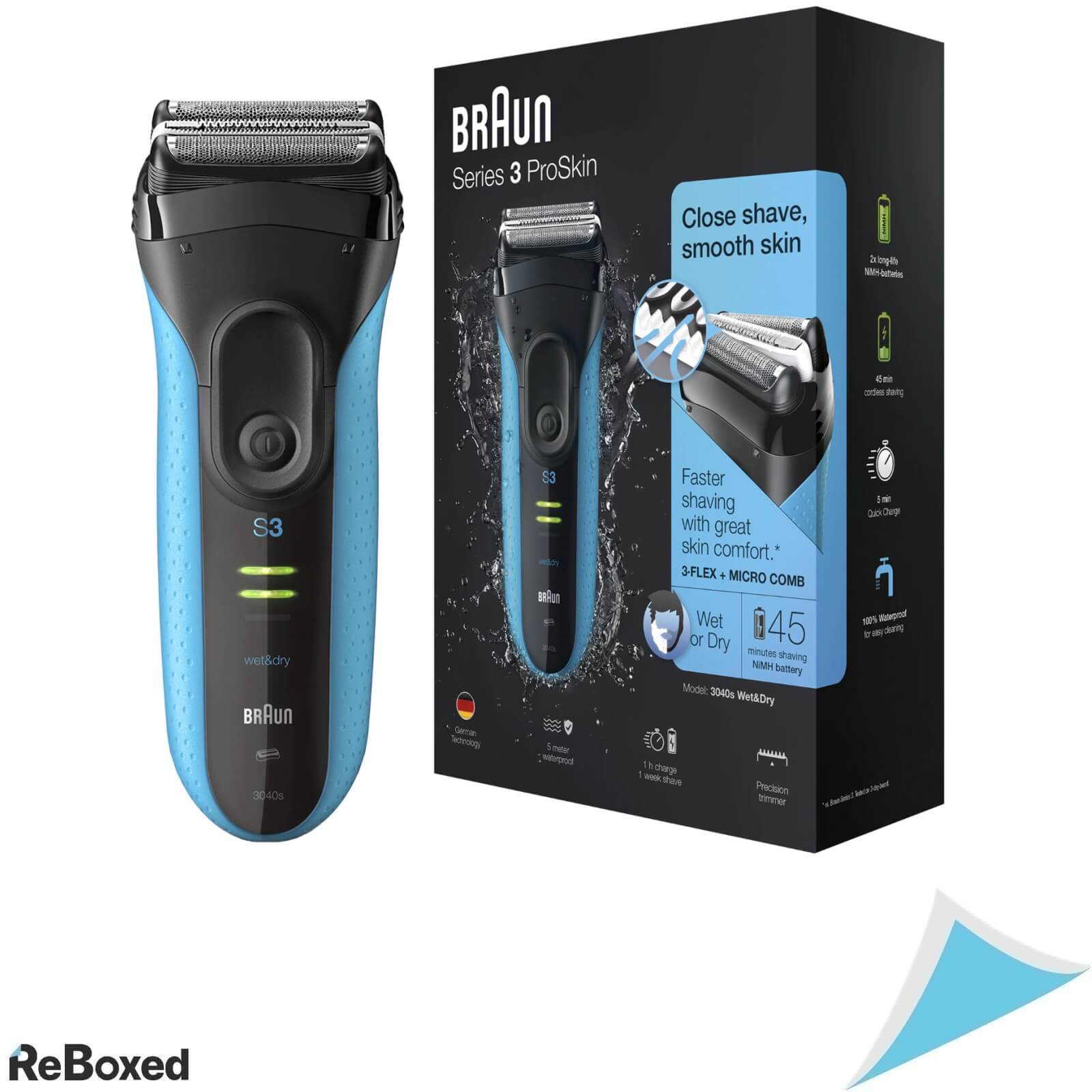 Braun Series 3 3040s Aparat de Ras Electric ProSkin MicroComb