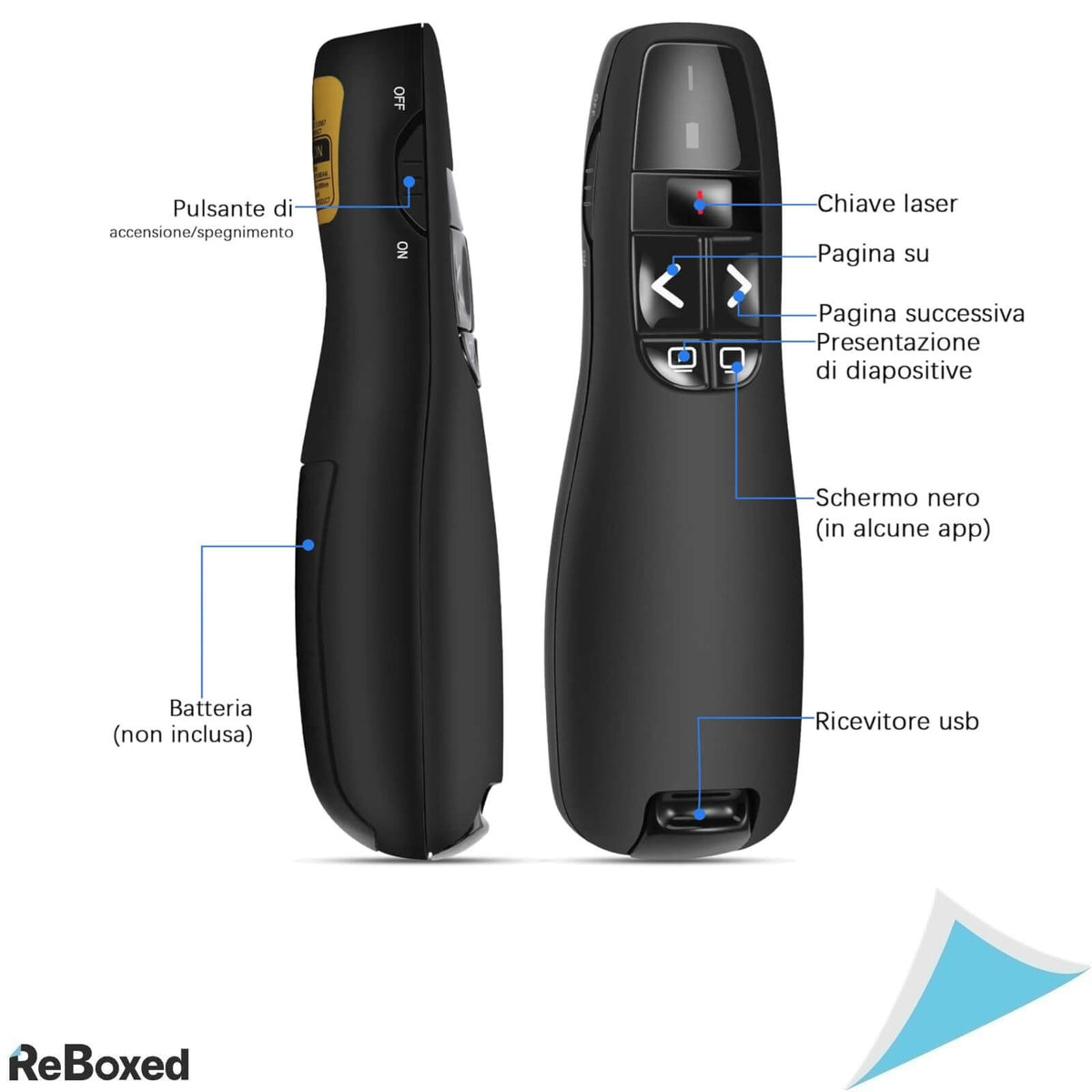 Brencco Laser de prezentare Wireless 2.4GHz