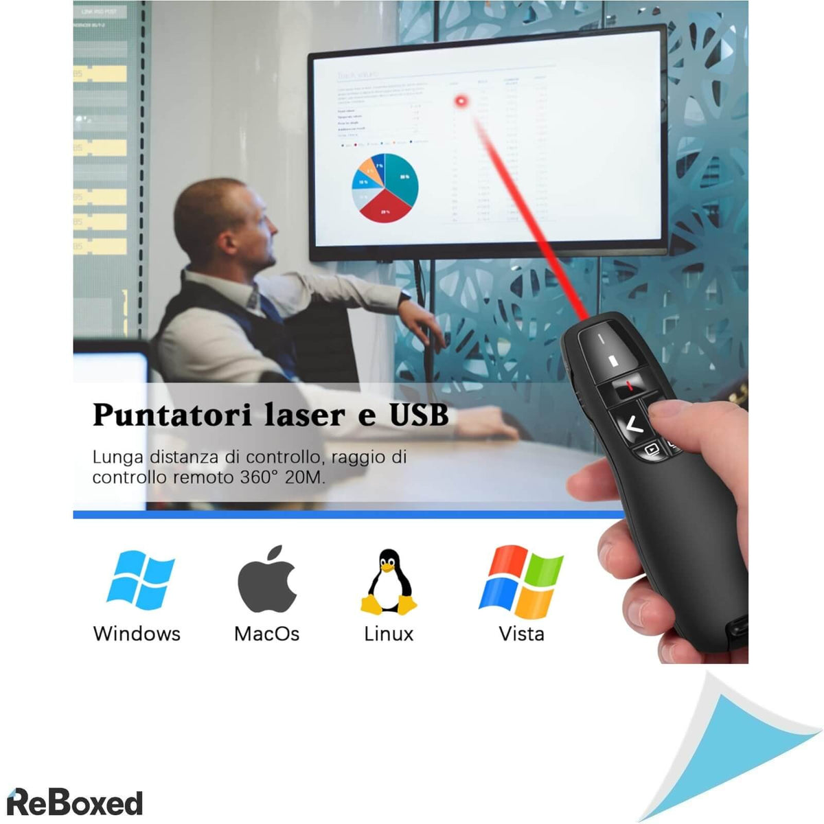 Brencco Laser de prezentare Wireless 2.4GHz