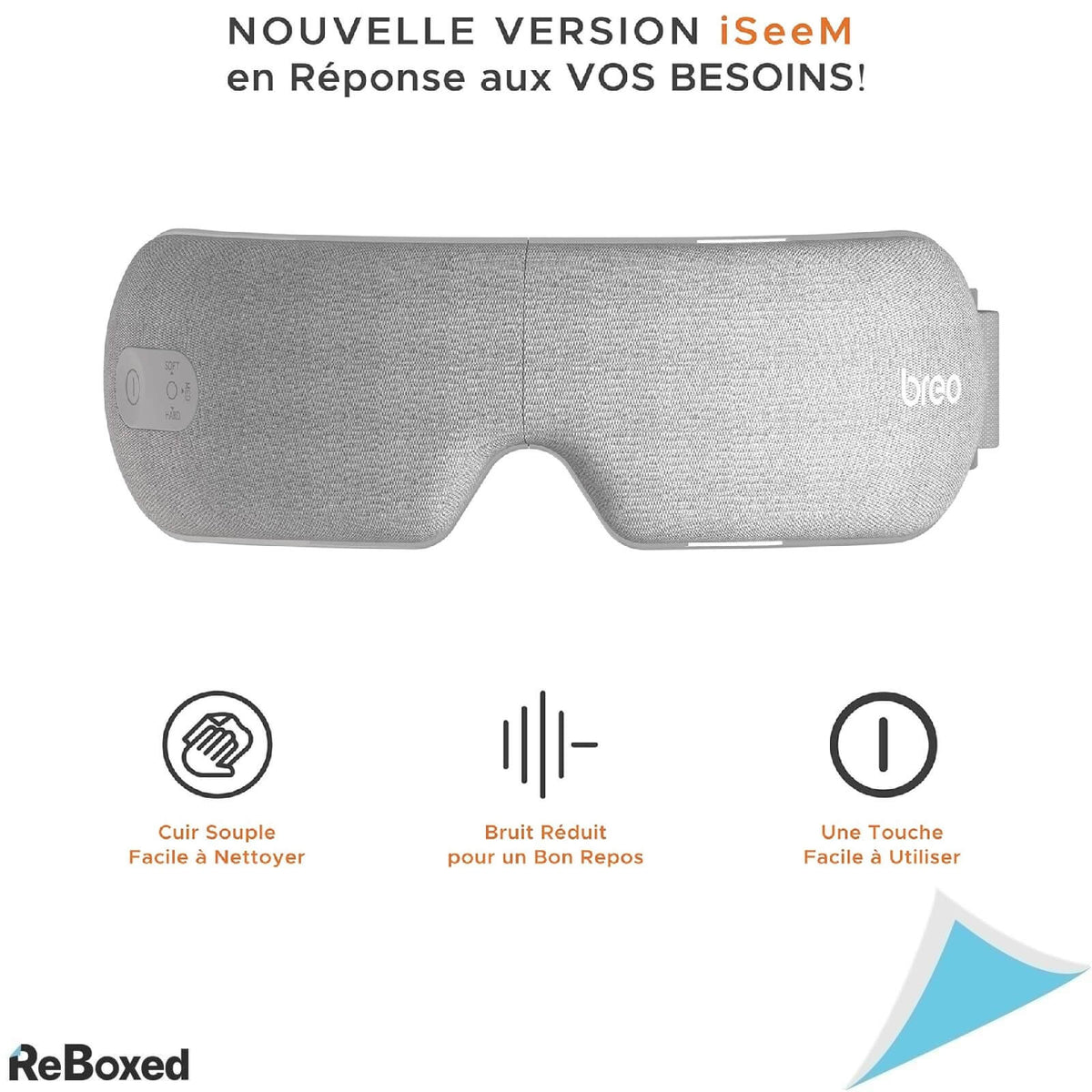 Breo iSee M Aparat de Masaj pentru Ochi Gri/Argintiu