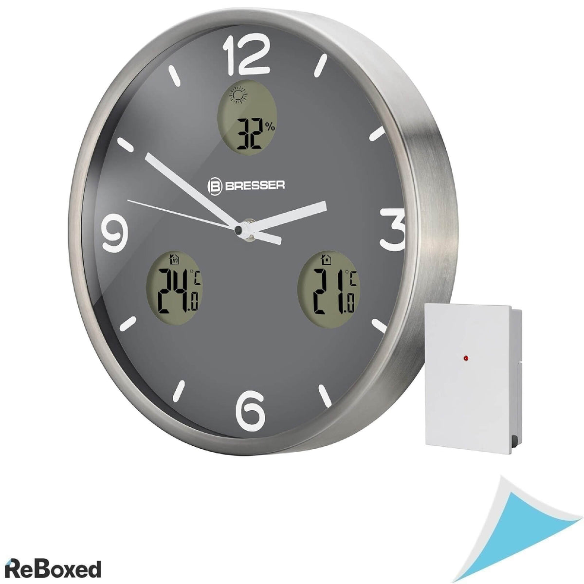 Bresser Ceas de Perete 30cm Gri