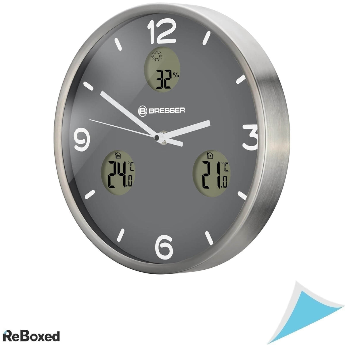 Bresser Ceas de Perete 30cm Gri