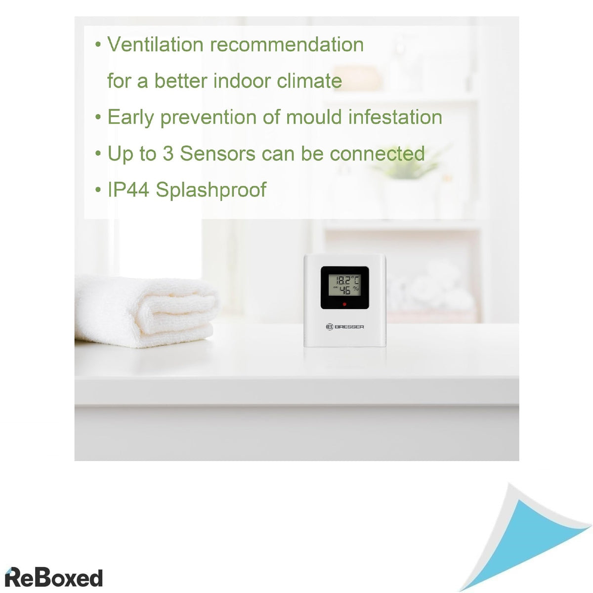 Statie Meteo BRESSER VentAir cu Ecran Tactil, Termo/Higrometru Wireless, Recomandare