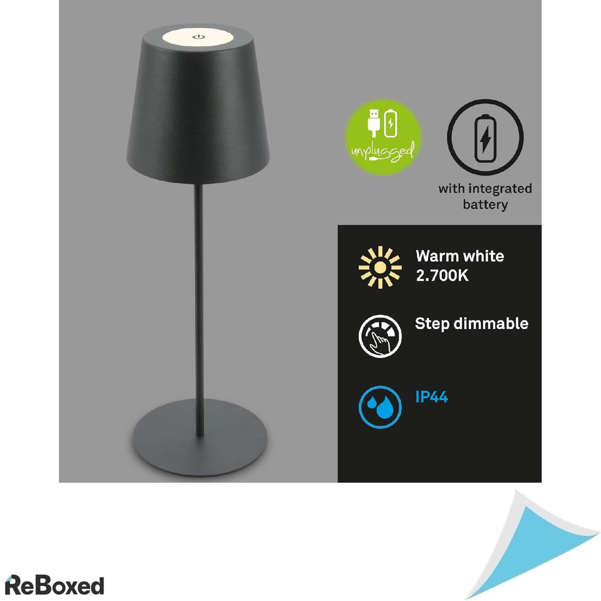 Briloner Lampa LED Reincarcabila Dimabila USB IP44