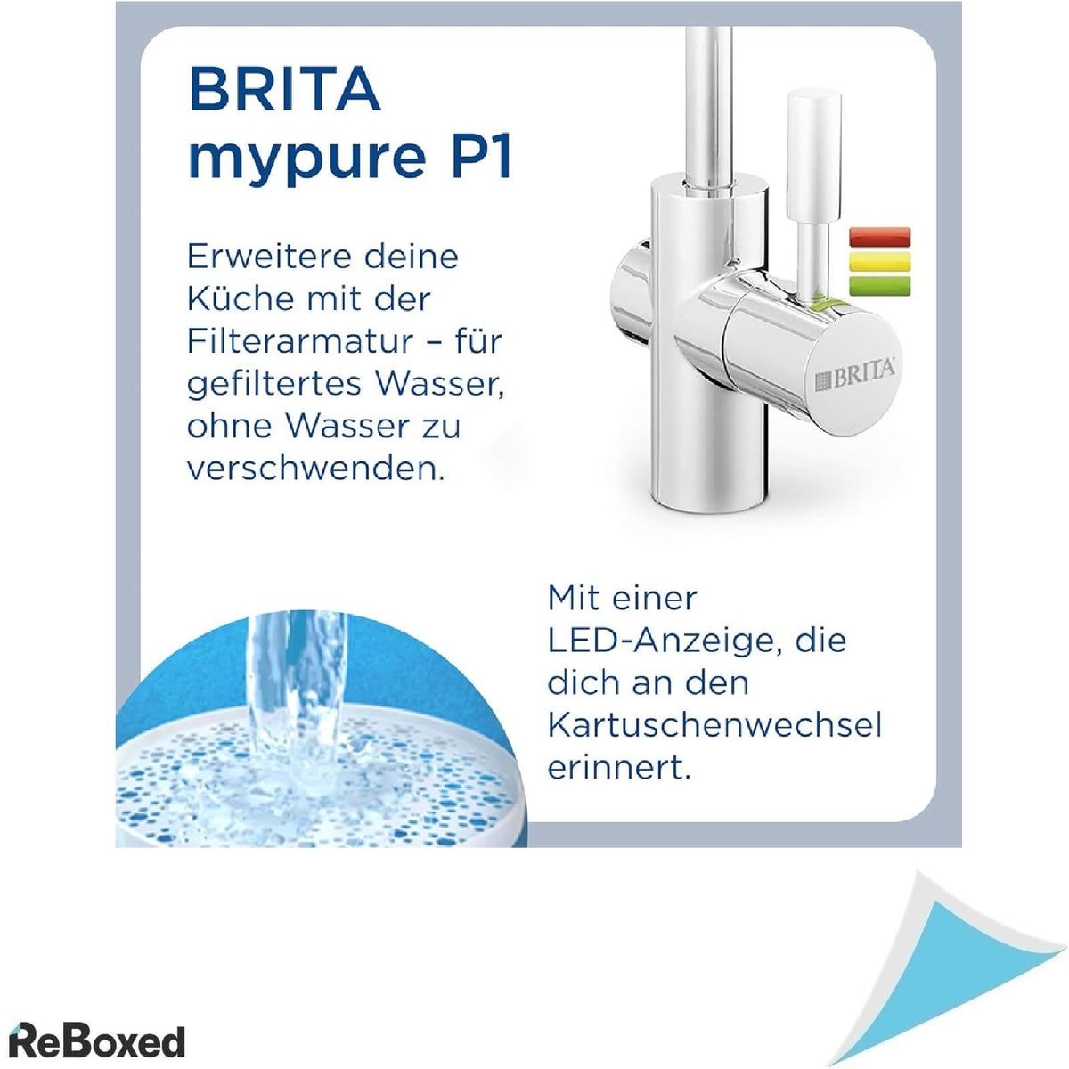 Brita mypure P1 65751 Baterie de Bucatarie cu Filtru de Apa