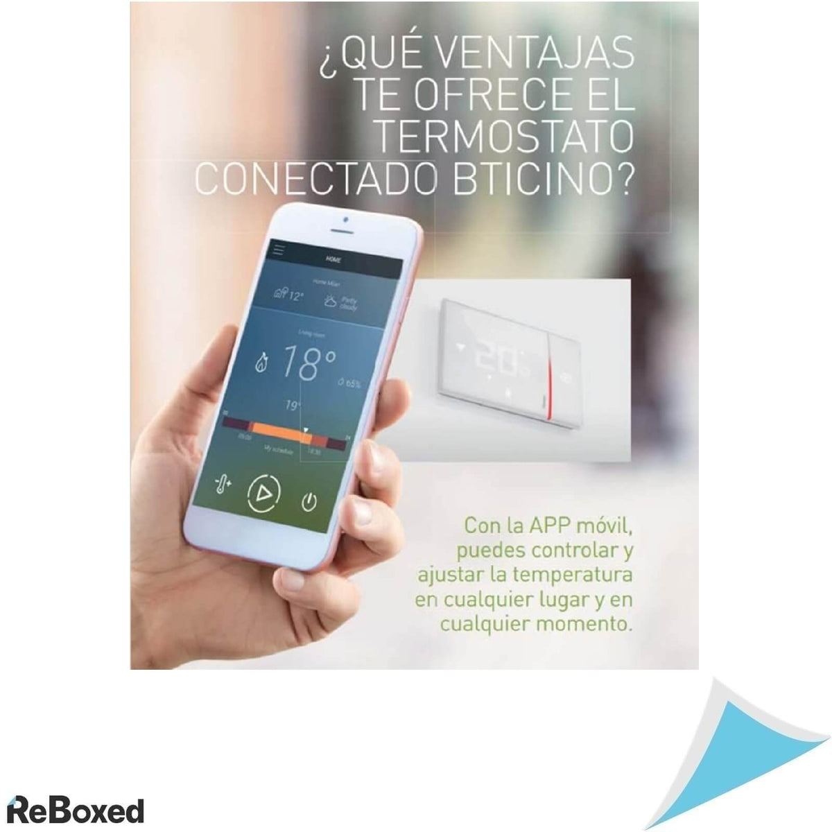 Bticino XW8002WE Termostat WiFi Smarther2 cu Neatmo Alb