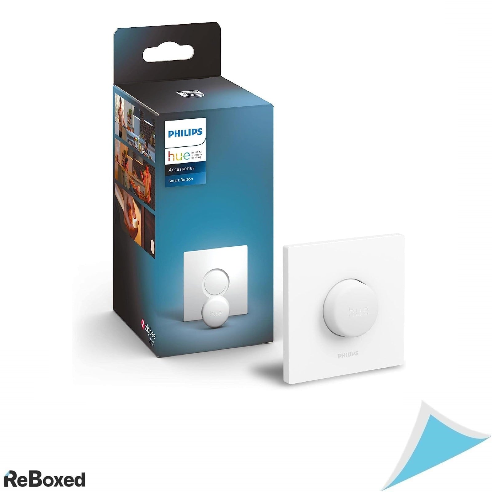 Buton inteligent Philips Hue – control wireless pentru lumina smart, portabil si montabil, necesita Hue Bridge