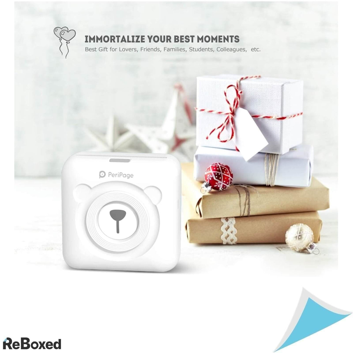 Buyounger Imprimanta de Etichete Mini Fara Fir