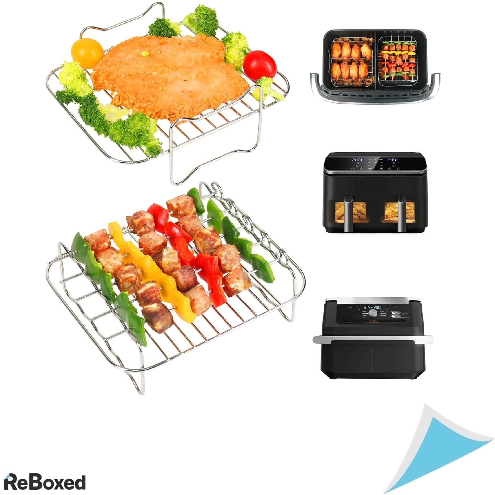 BYKITCHEN Set 2 Suporturi pentru Air Fryer