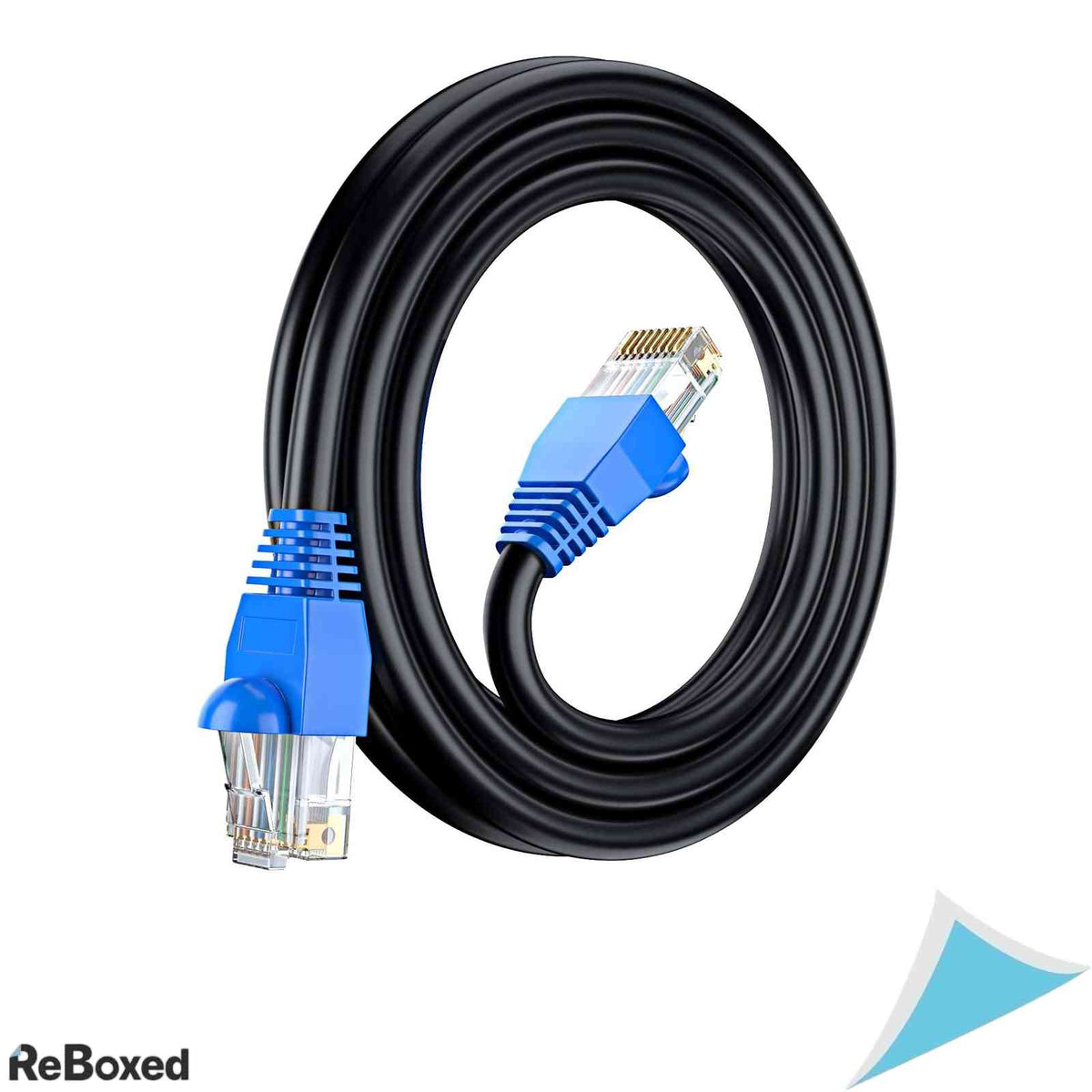 Cablu Retea Ethernet Cat6 Exterior MutecPower Direct Burial 10m RJ45 Negru