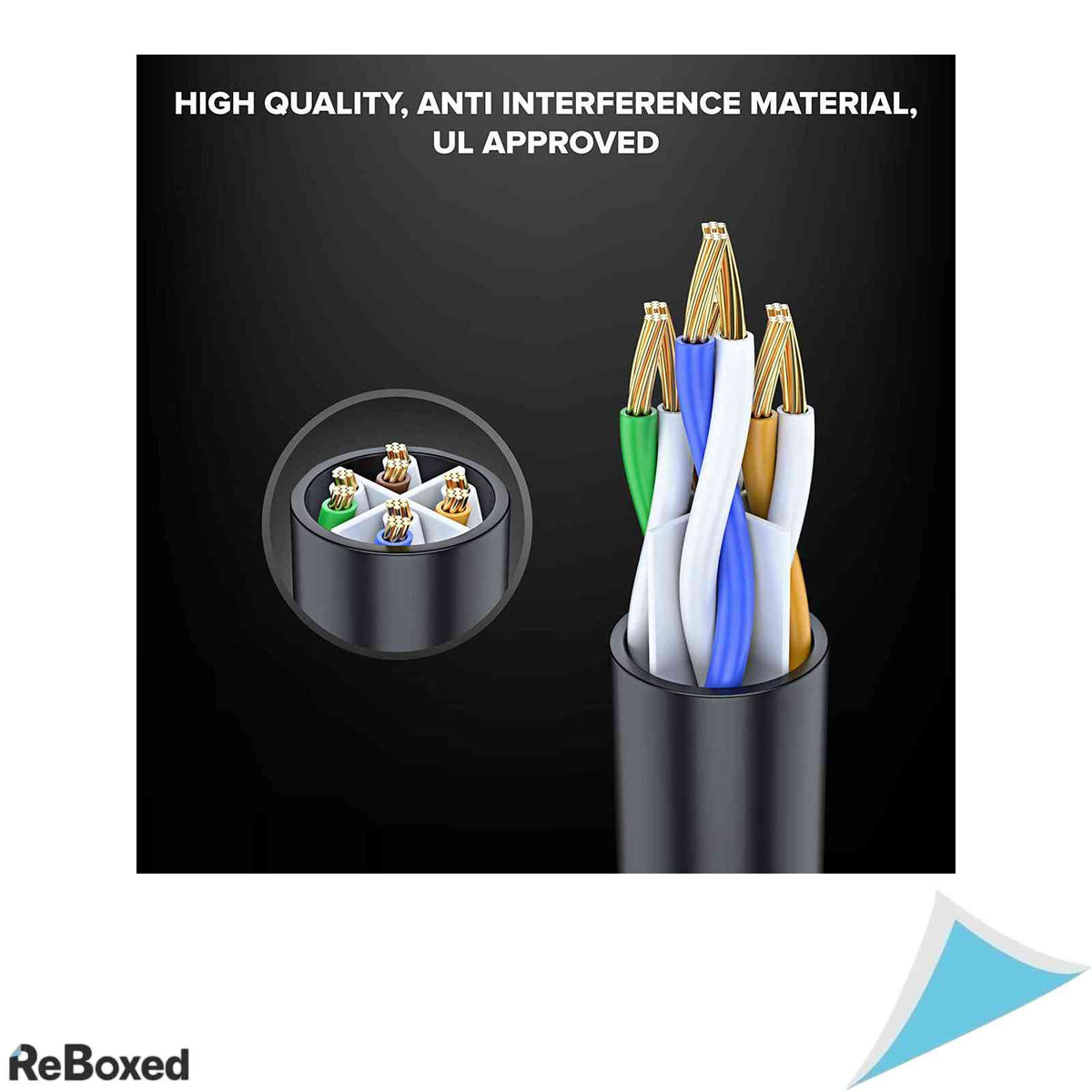 Cablu Retea Ethernet Cat6 Exterior MutecPower Direct Burial 10m RJ45 Negru