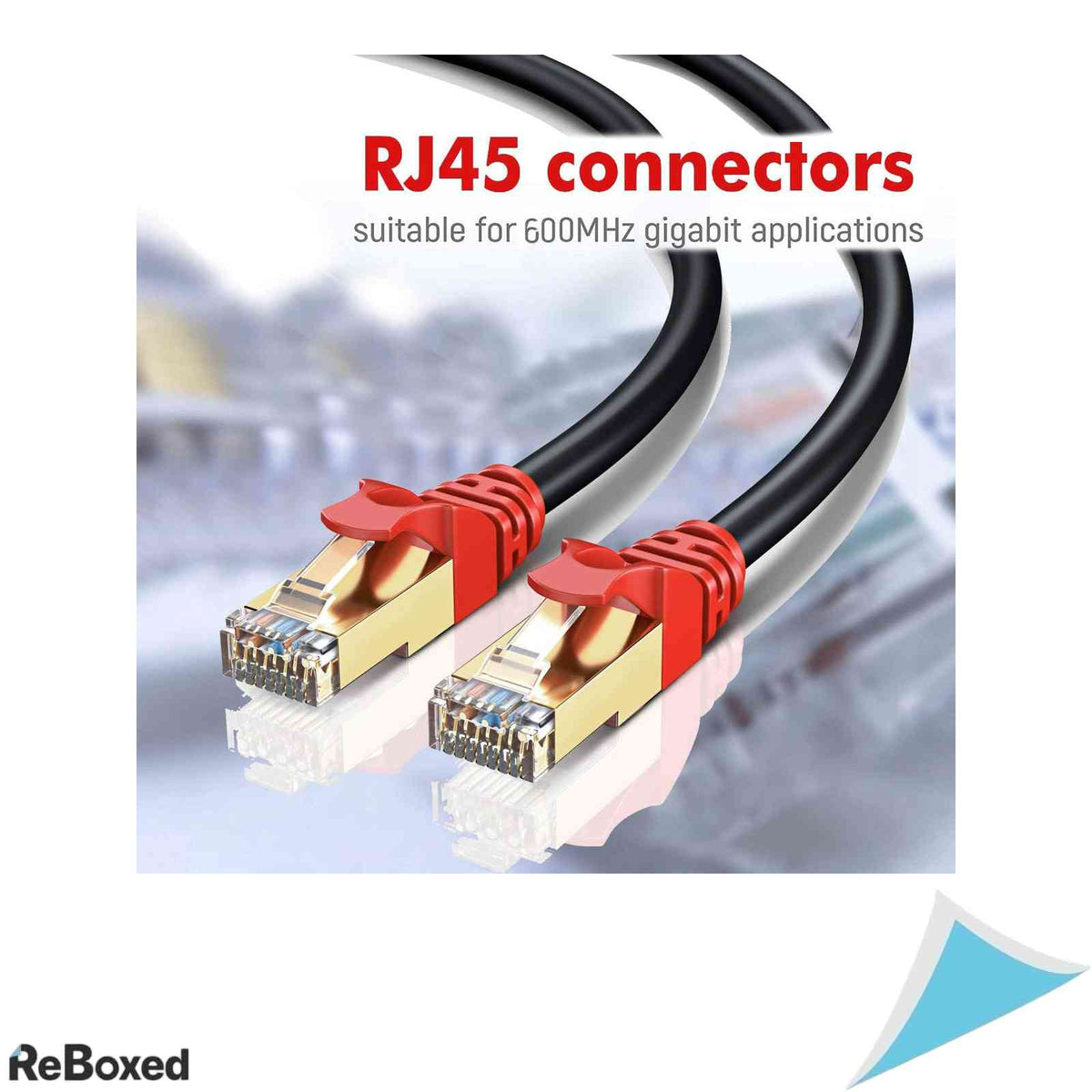 Cablu Retea Ethernet Cat7 Exterior MutecPower Direct Burial 75m RJ45 Negru