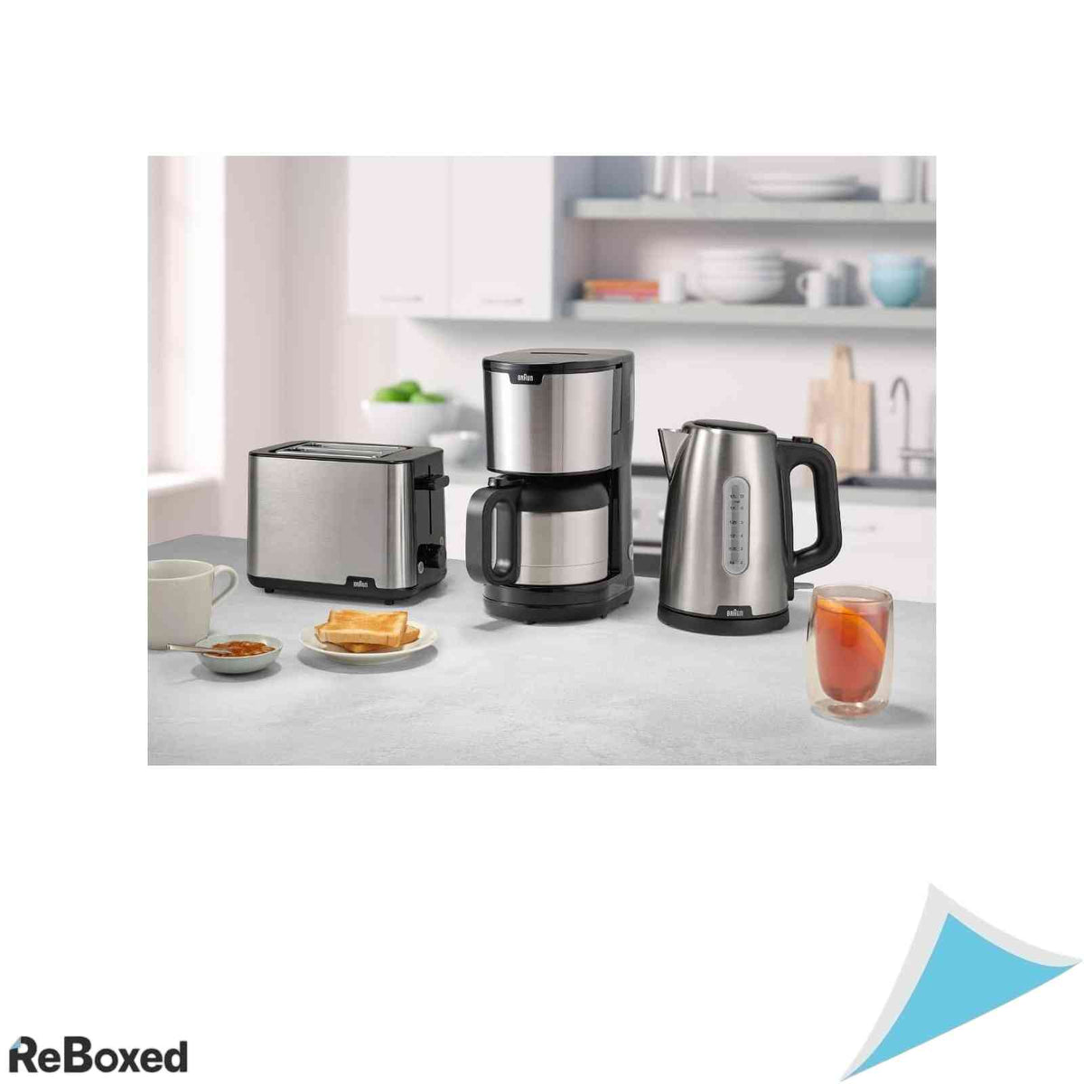 Cafetiera Braun PurShine KF1505 BK 1000W 1.2L OptiBrew Inox Negru