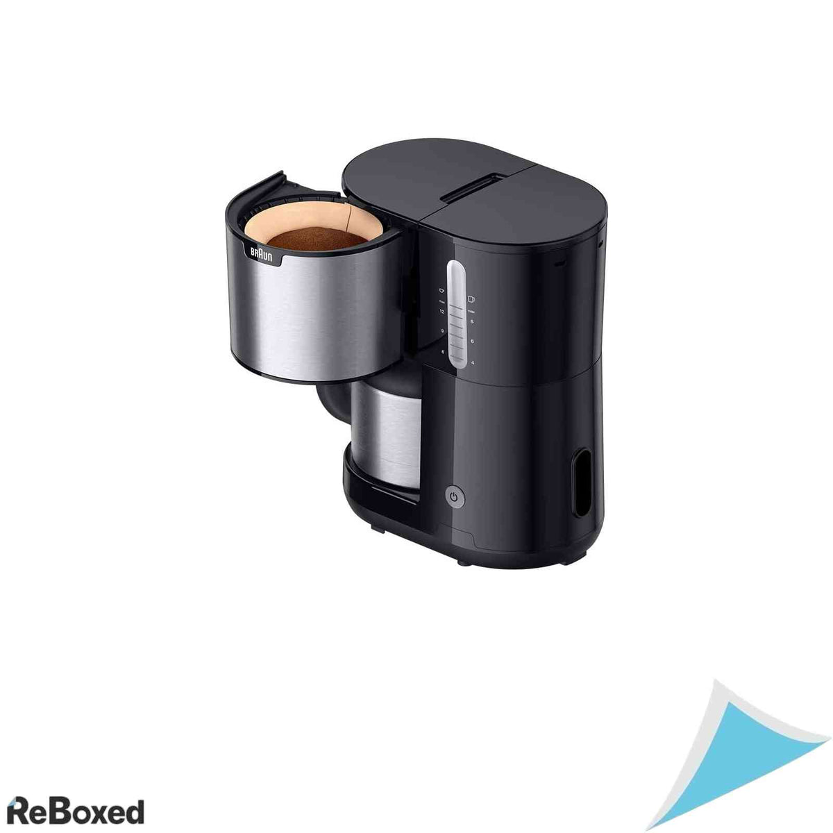 Cafetiera Braun PurShine KF1505 BK 1000W 1.2L OptiBrew Inox Negru