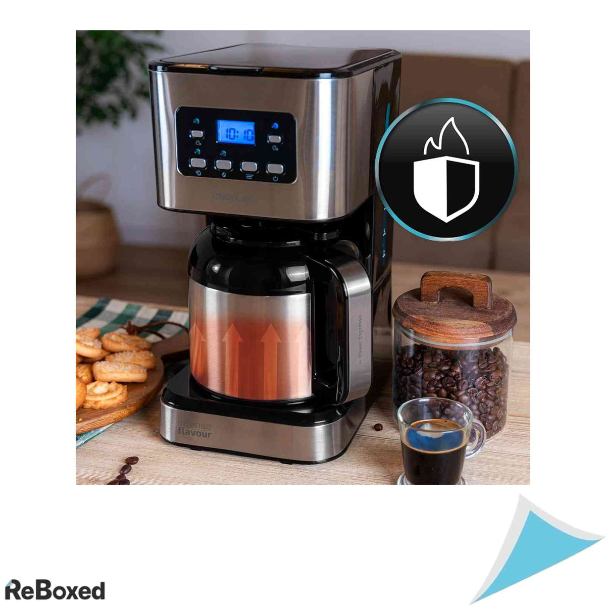 Cafetiera cu Filtru Cecotec Coffee 66 Drop &amp; Thermo Time, 950W, 1.2L