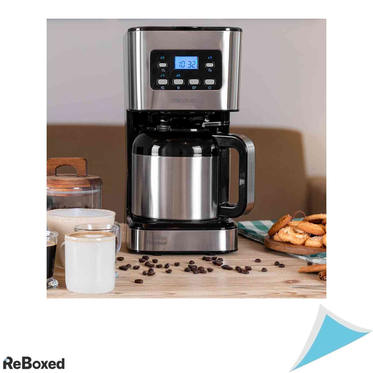 Cafetiera cu Filtru Cecotec Coffee 66 Drop &amp; Thermo Time, 950W, 1.2L