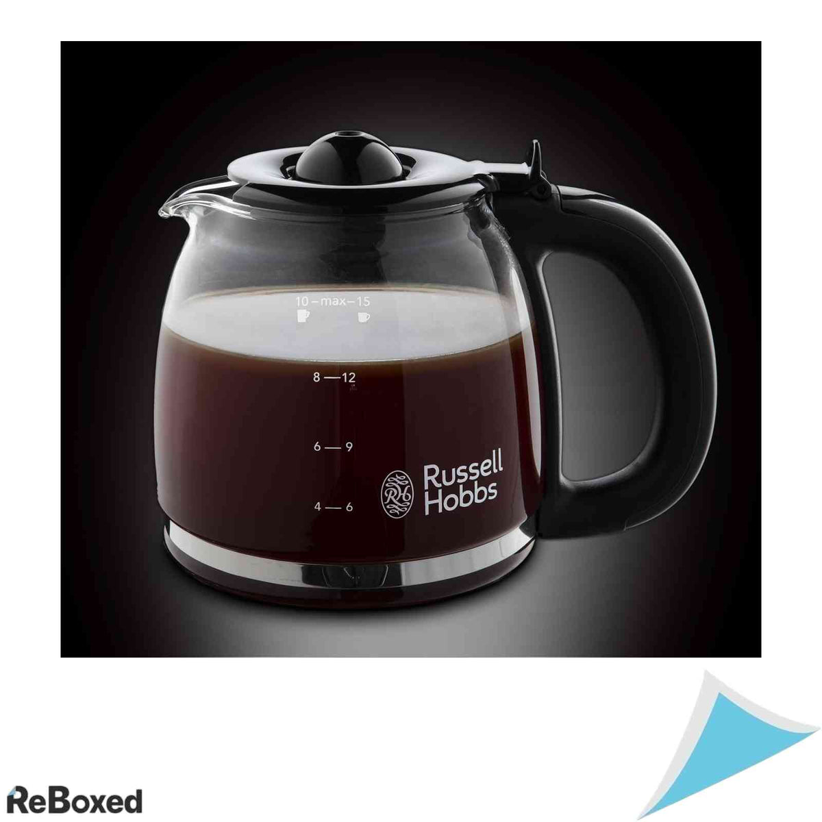 Cafetiera Russell Hobbs Adventure 24010-56 Tehnologie WhirlTech Cana Sticla 1.25L 1100W Otel Inoxidabil