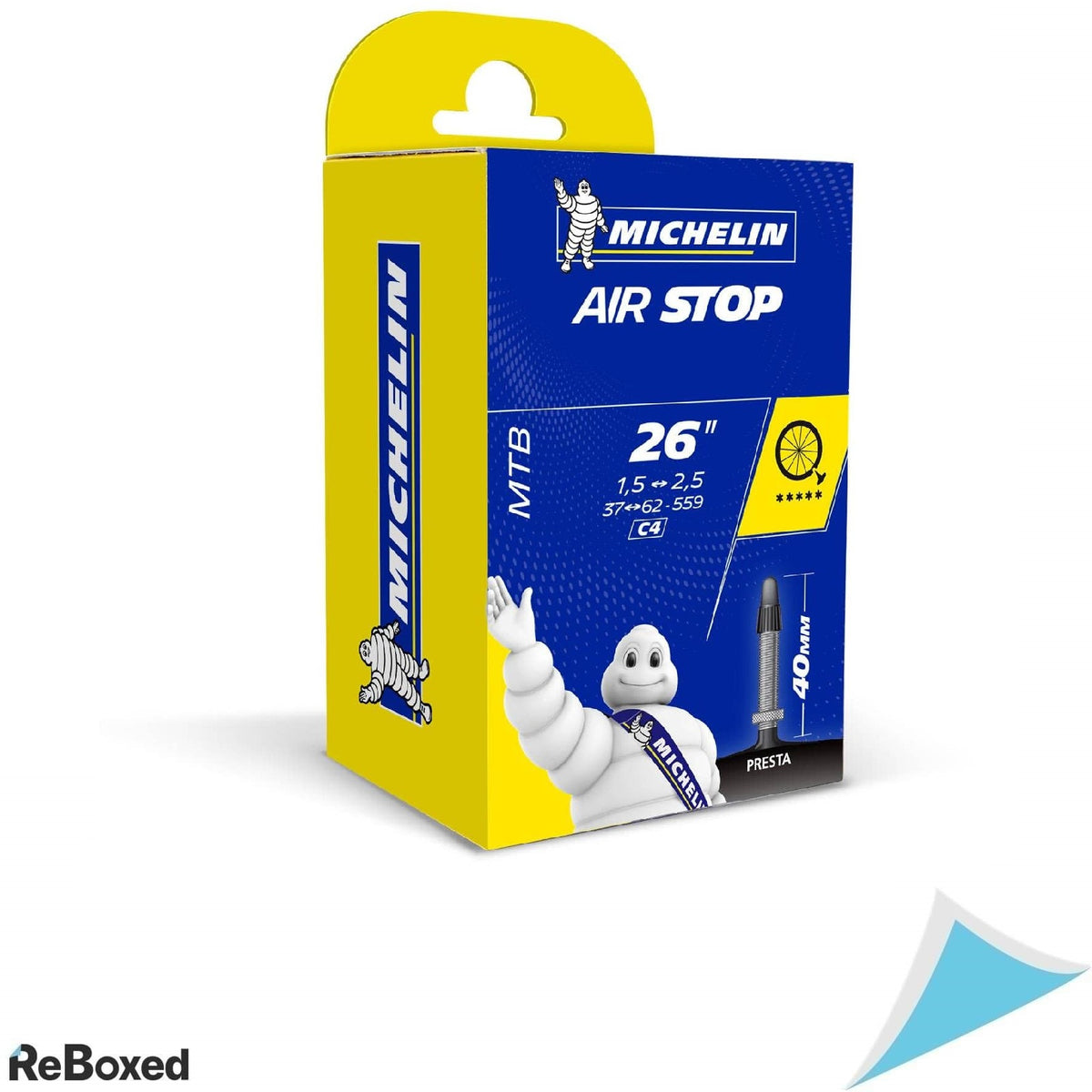 Camera aer MICHELIN Airstop C4 26 inch (37/62-559), valva Presta 40 mm – cauciuc butilic