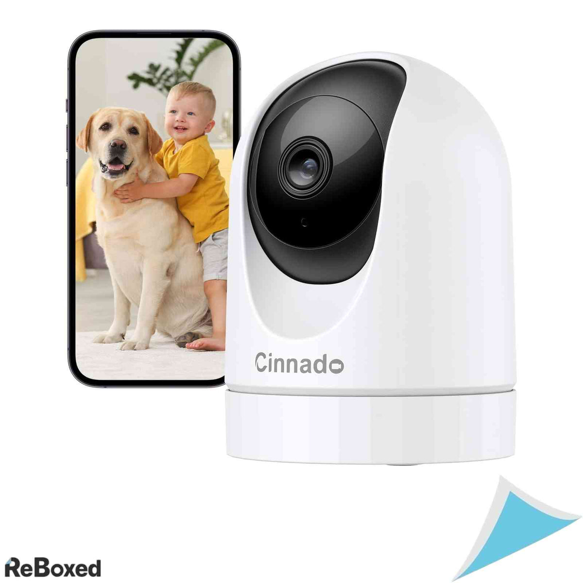 Camera de supraveghere interior Cinnado 2K WiFi 360°
