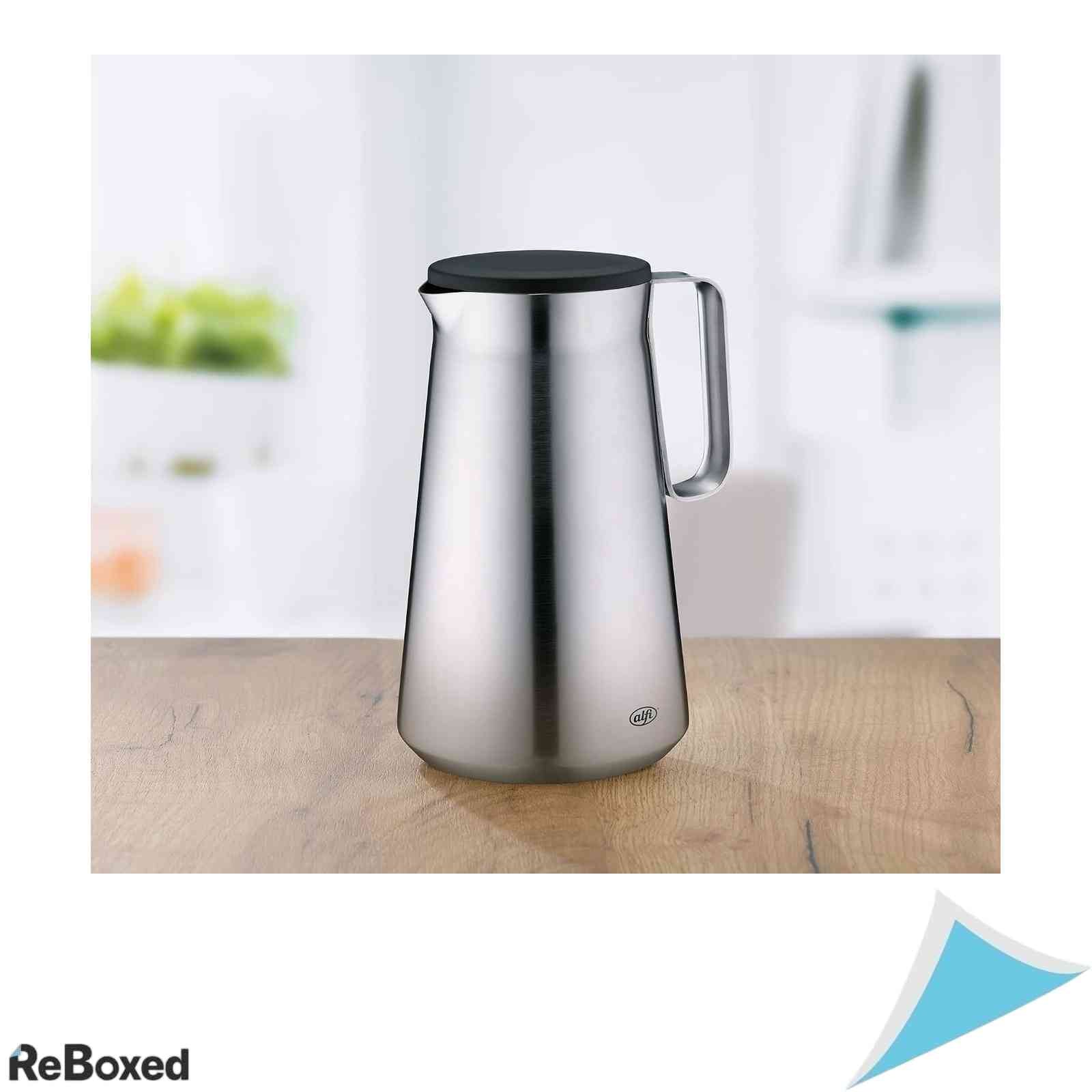Alfi Drive Stainless Steel Cana Izotermica Mat 1 Litru Termos Cafea si Ceai din Otel Inoxidabil