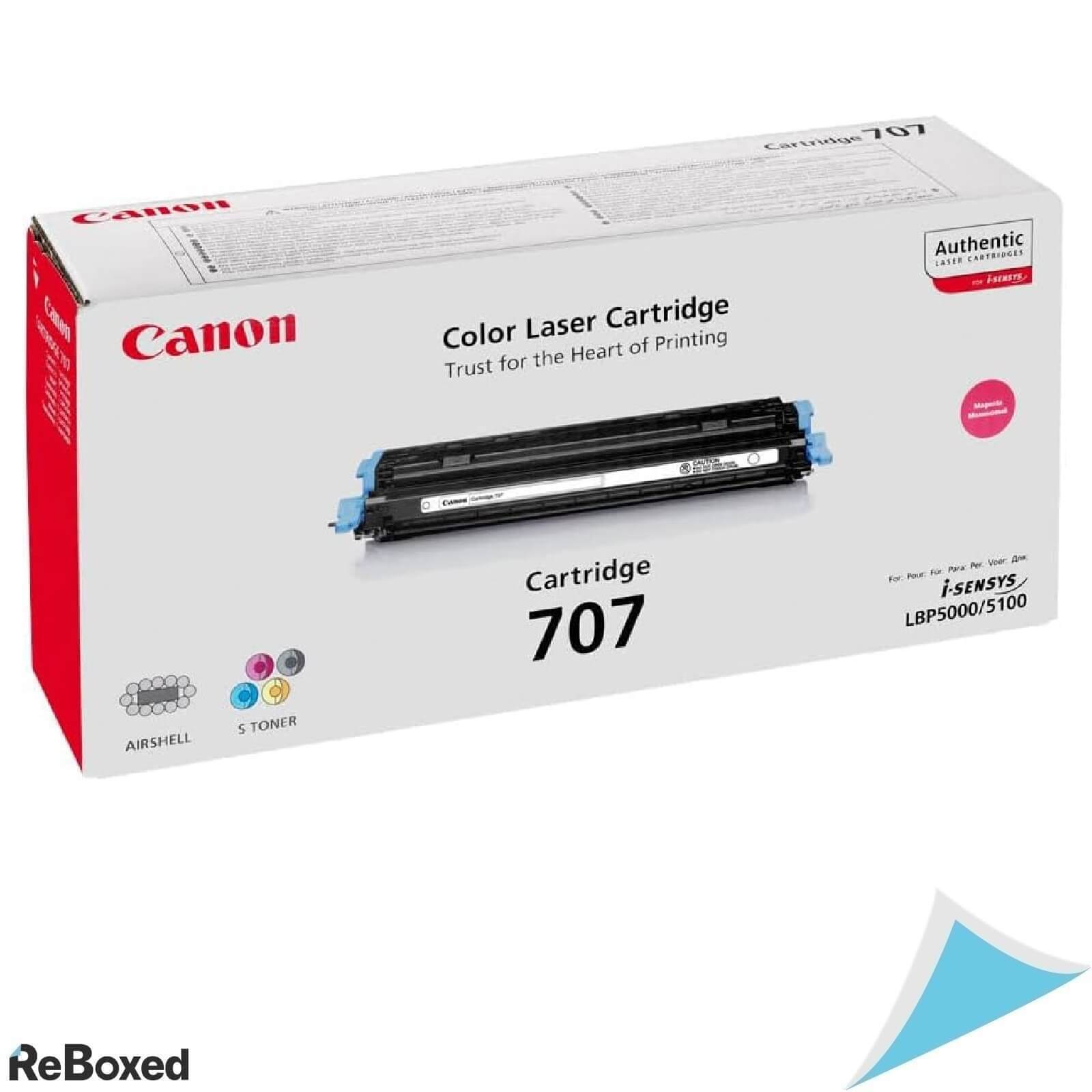 Canon 707M Cartus AIO Toner Magenta pentru Seriile i-SENSYS LBP5000 si LBP5100