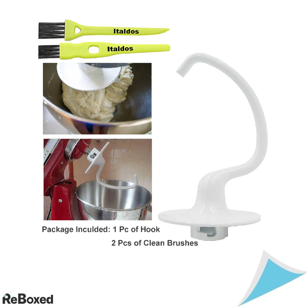 Carlig pentru aluat Italdos K5ADH compatibil cu KitchenAid 4.8L (5QT)