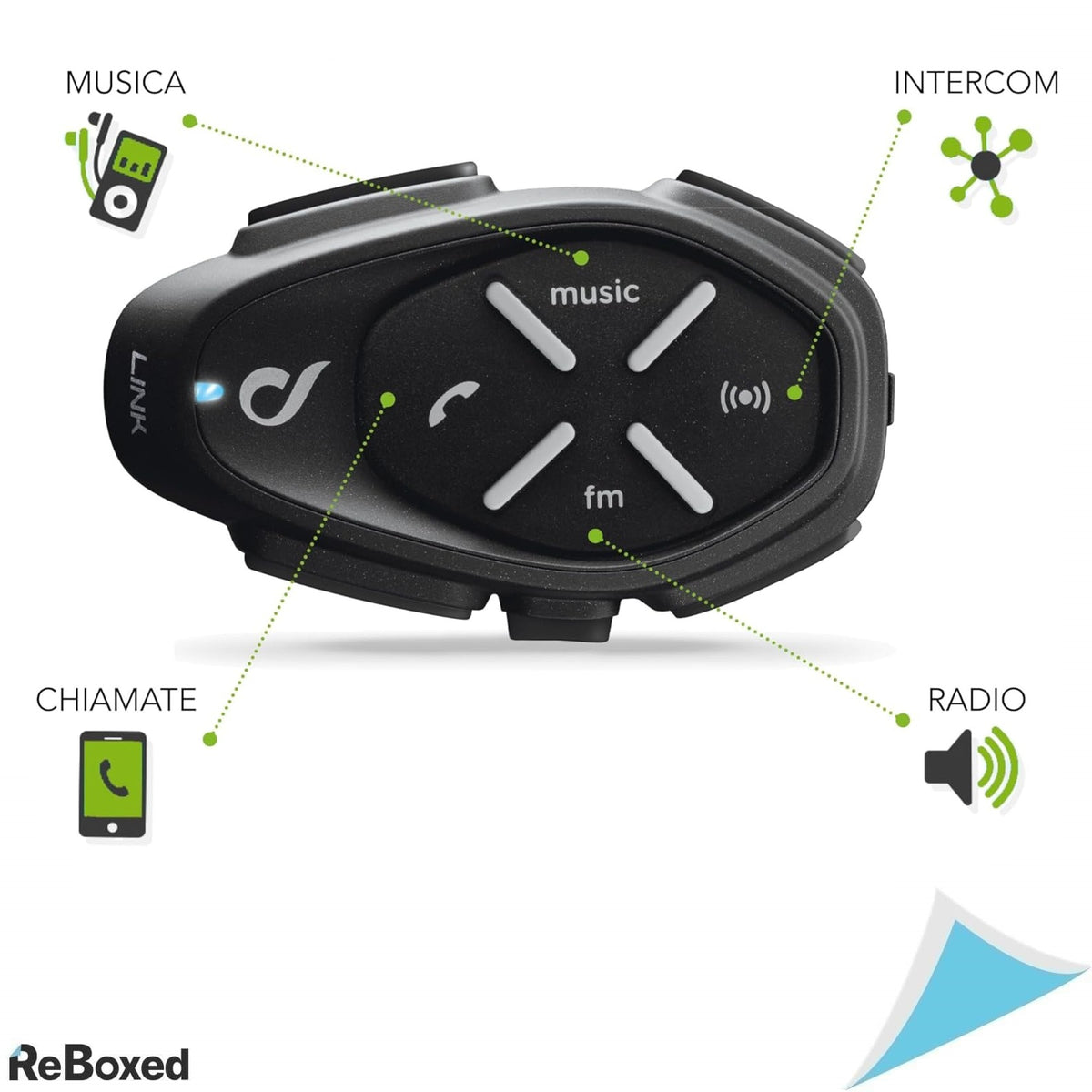 Casa comunicare pentru motocicleta INTERPHOLINKTP bluetooth