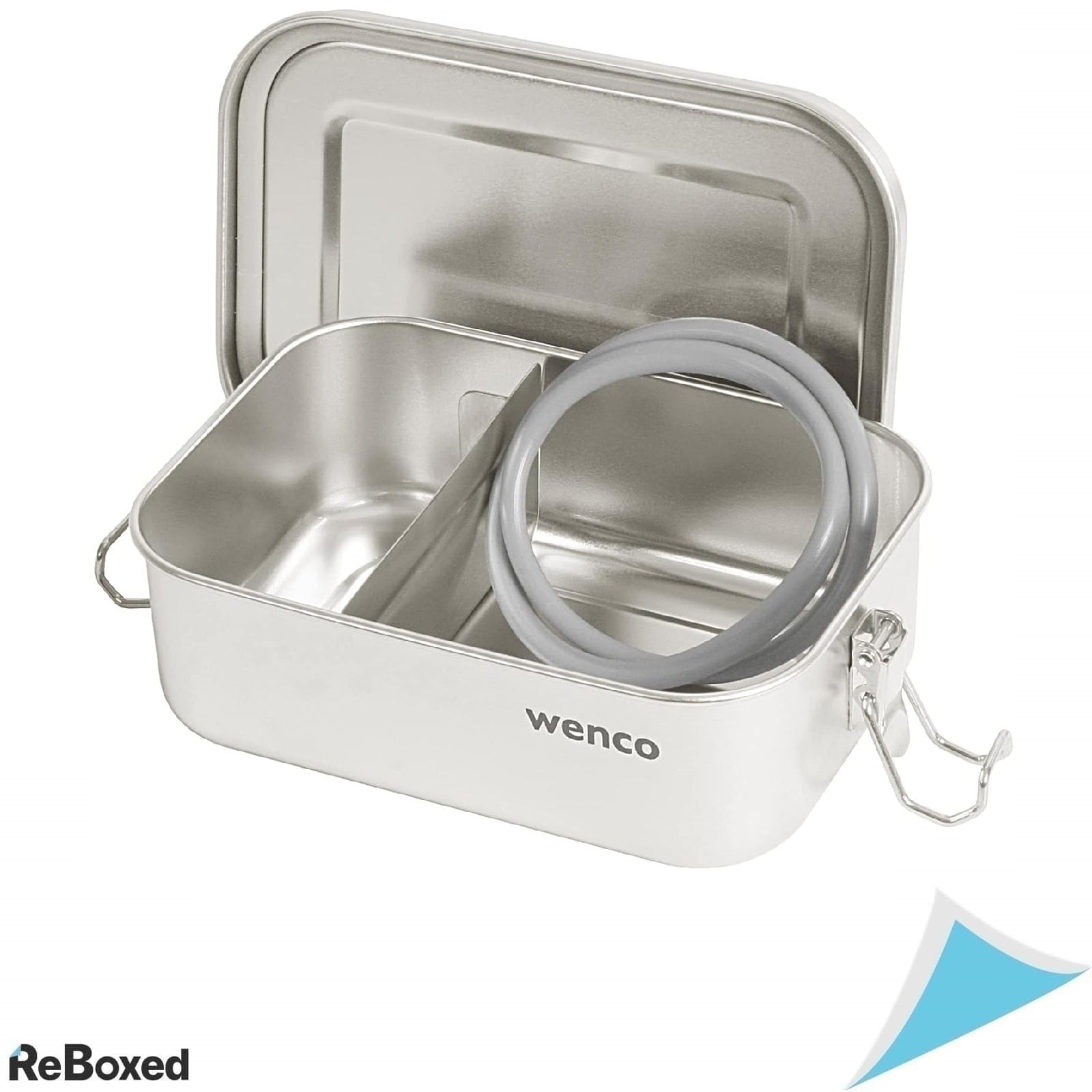 Wenco - Caserola premium din otel inoxidabil cu 2 compartimente, 800 ml