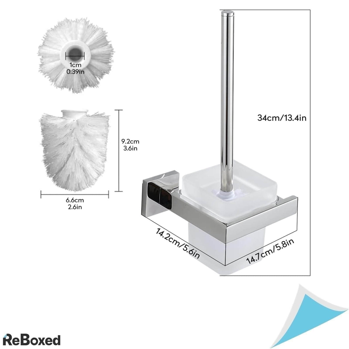Casewind Perie de Toaleta cu Suport din Otel Inoxidabil