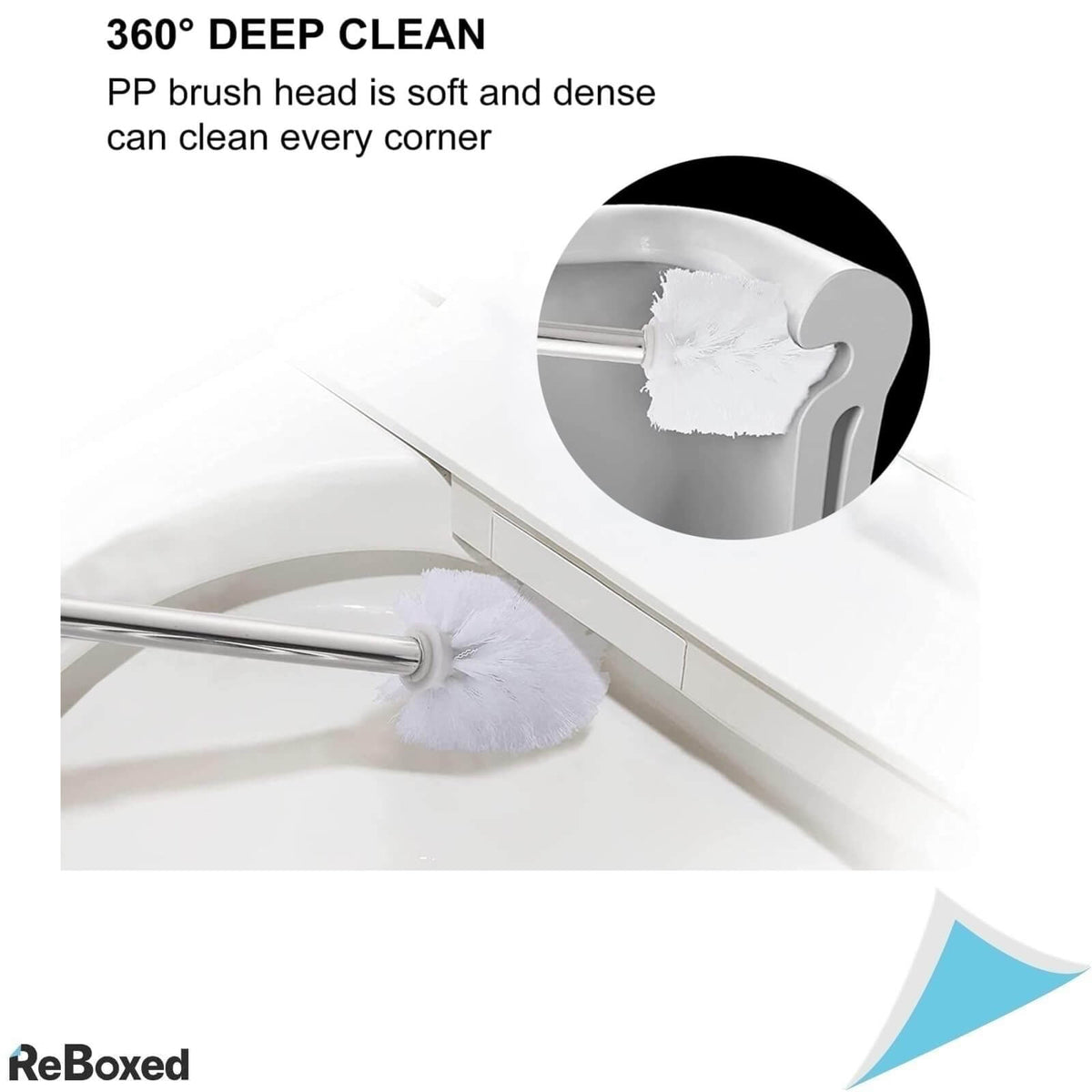 Casewind Perie de Toaleta cu Suport din Otel Inoxidabil