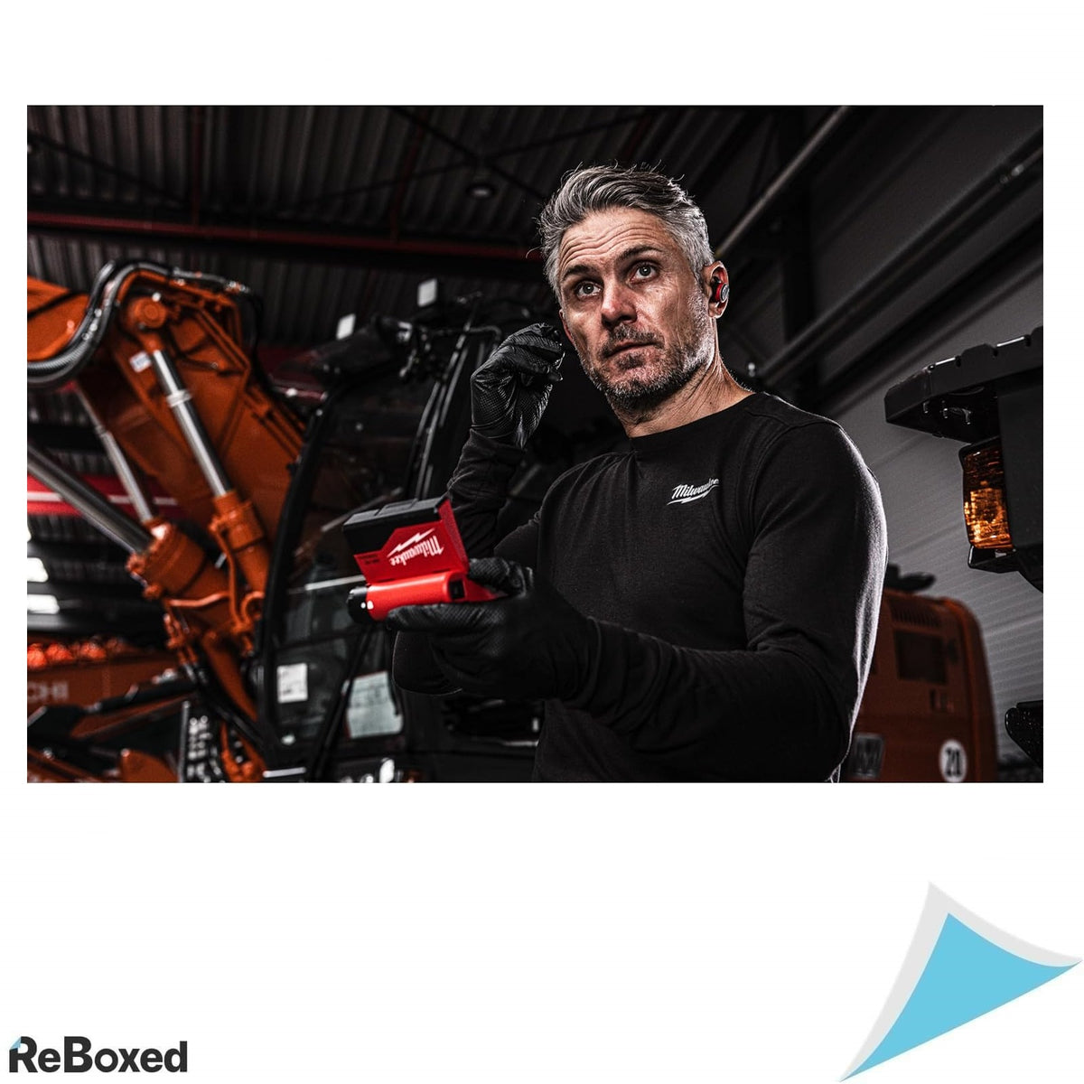 Casti Milwaukee L4RLEPB-301 cu Bluetooth, reincarcabile USB, protectie auditiva profesionala