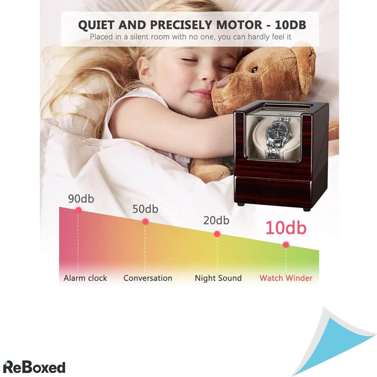 Chiyoda Expozant Ceas Electric cu Motor UltraSilentios