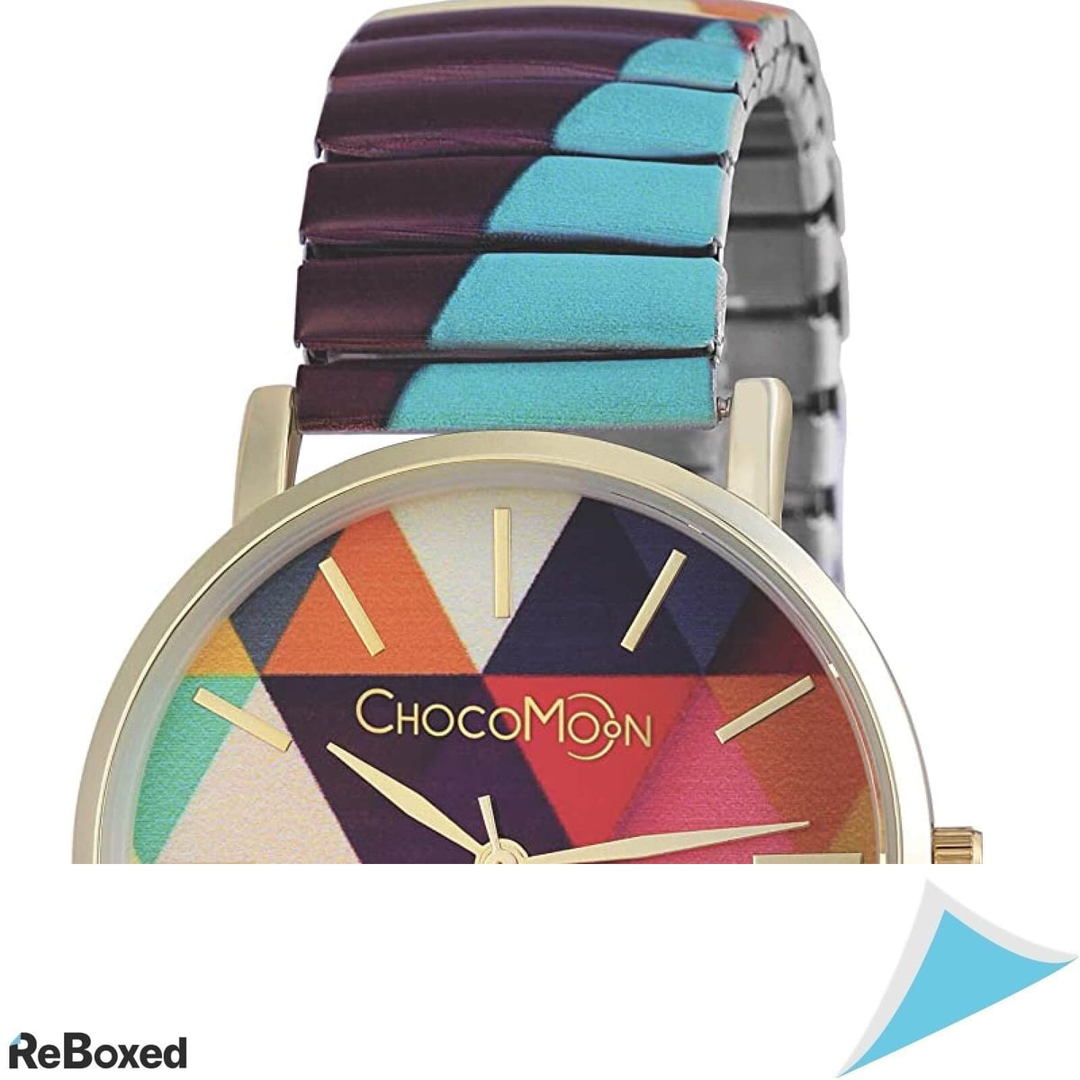ChocoMoon CC-2017-01 Ceas Dama Vintage Rotund Forme Geometrice