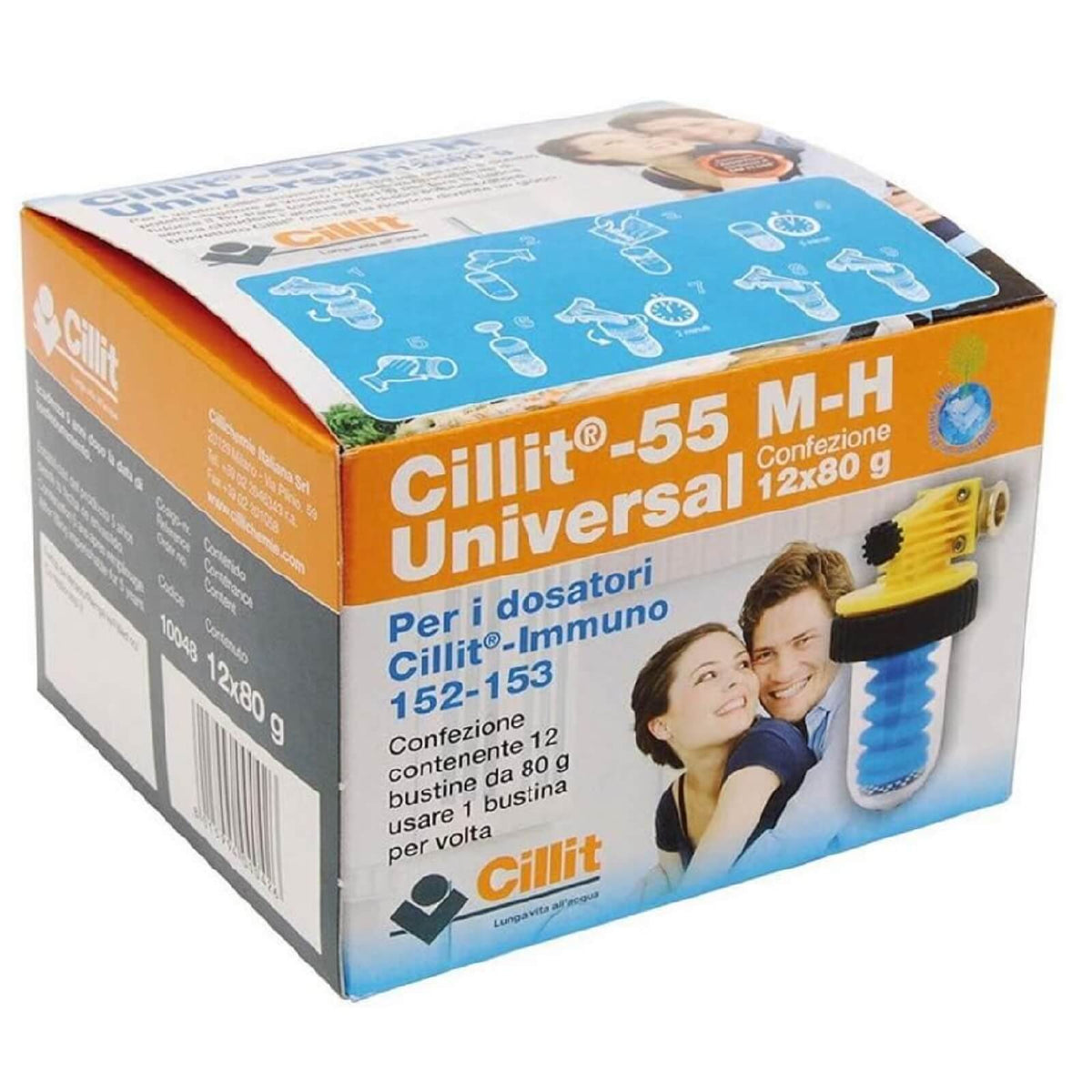 Cillit 55 M-H Rezerve filtru anticalcar apa potabila 12 x 80g
