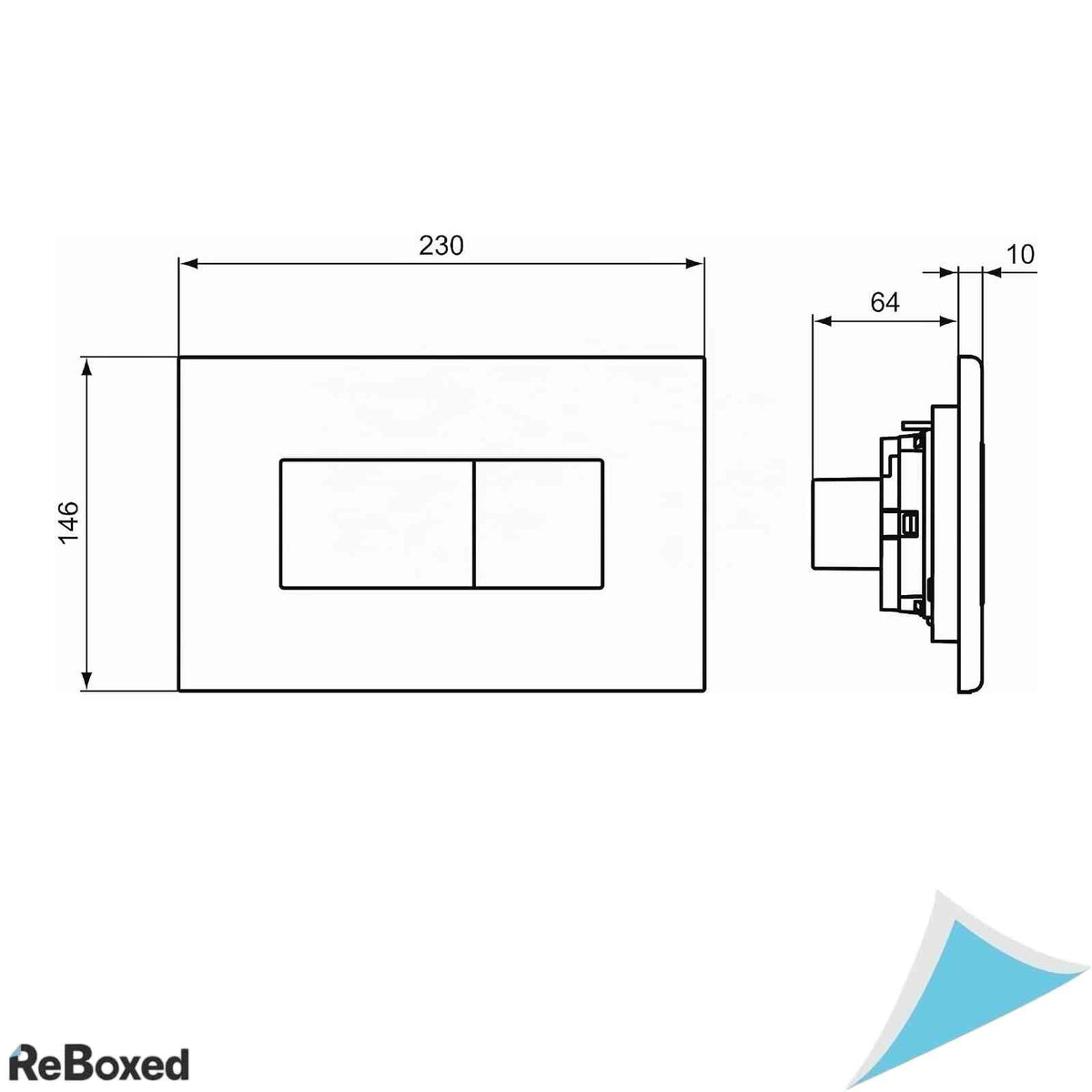 Clapeta de actionare WC pneumatica Ideal Standard Solea P2
