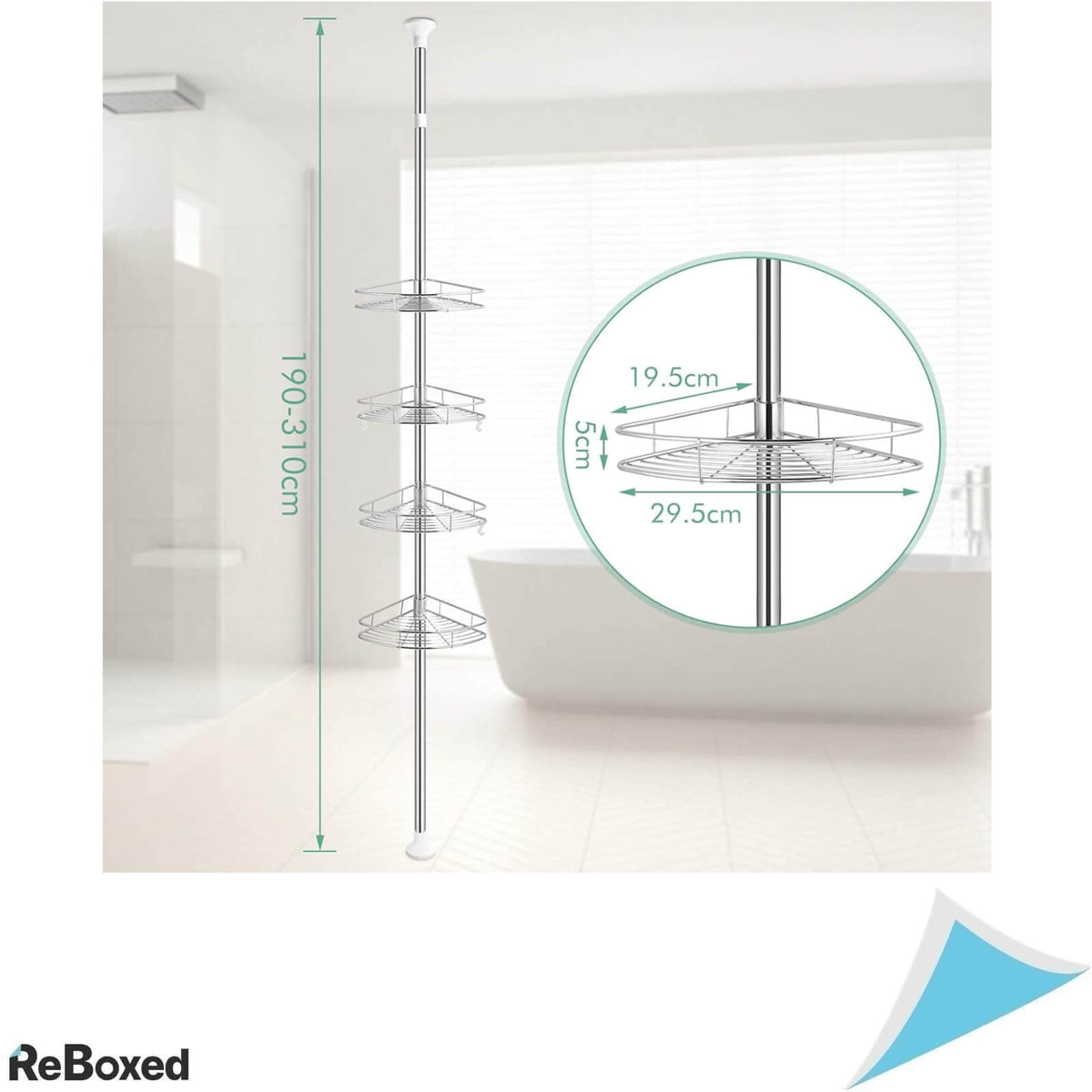 Cocoarm Raft Telescopic pentru Baie 190-310cm